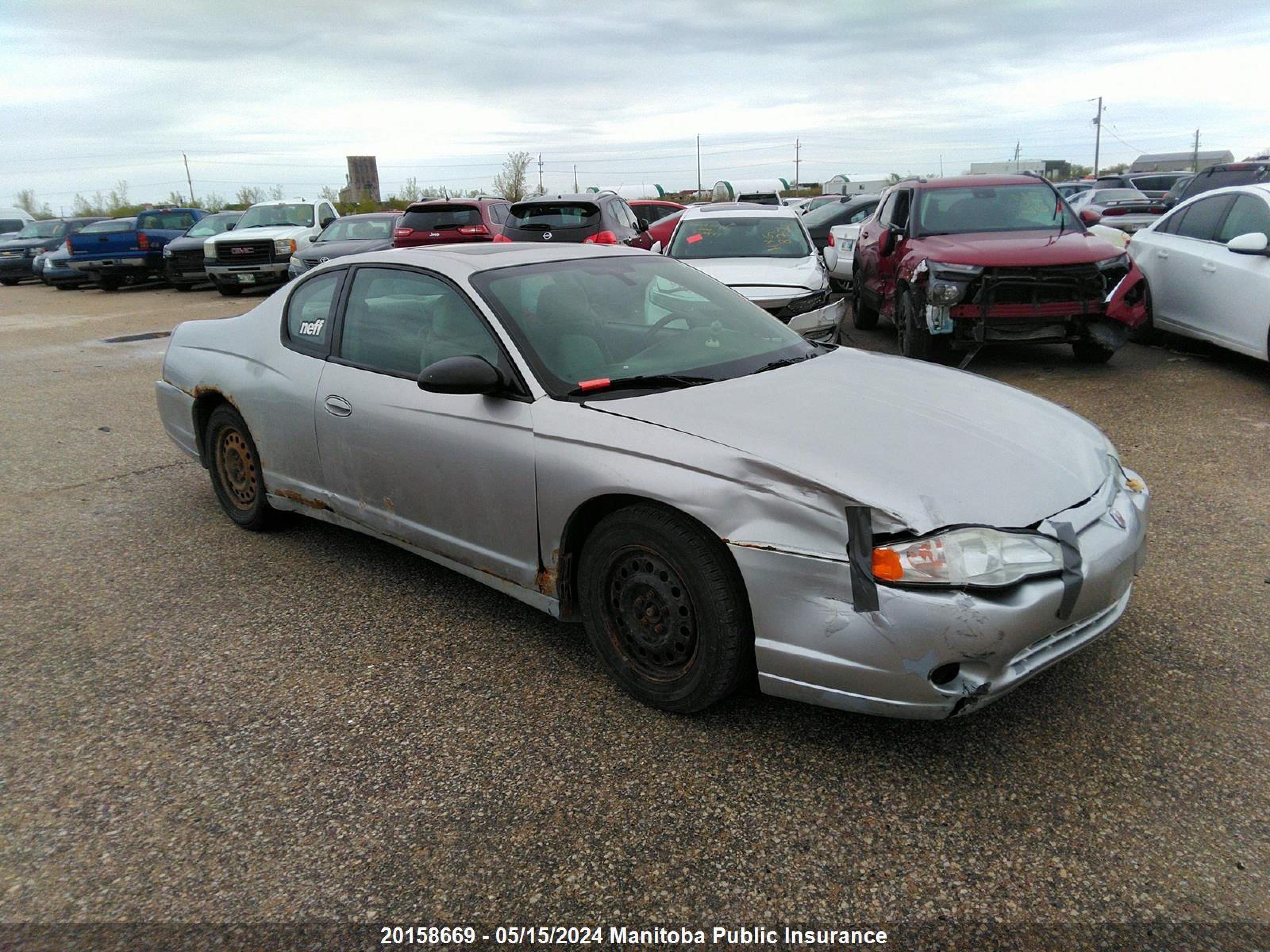 CHEVROLET MONTE CARLO 2005 2g1ww12e859242399