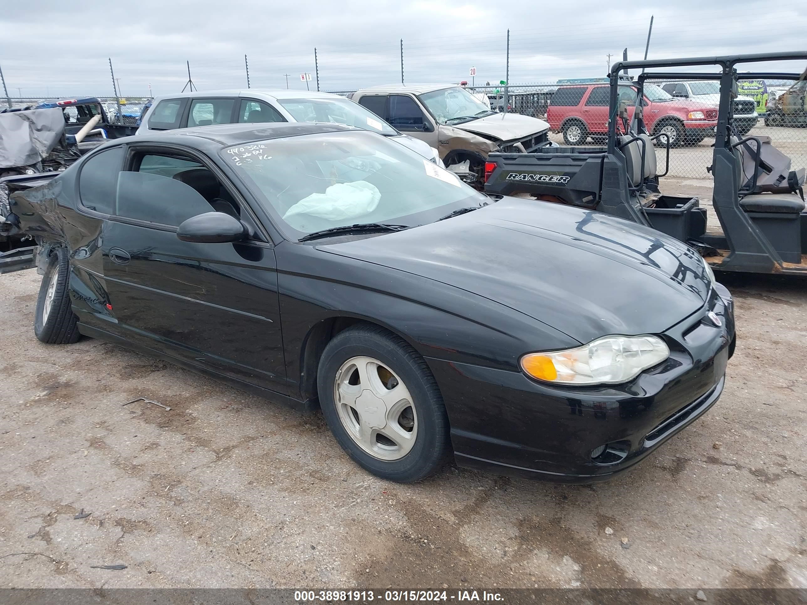 CHEVROLET MONTE CARLO 2000 2g1wx12k0y9249418