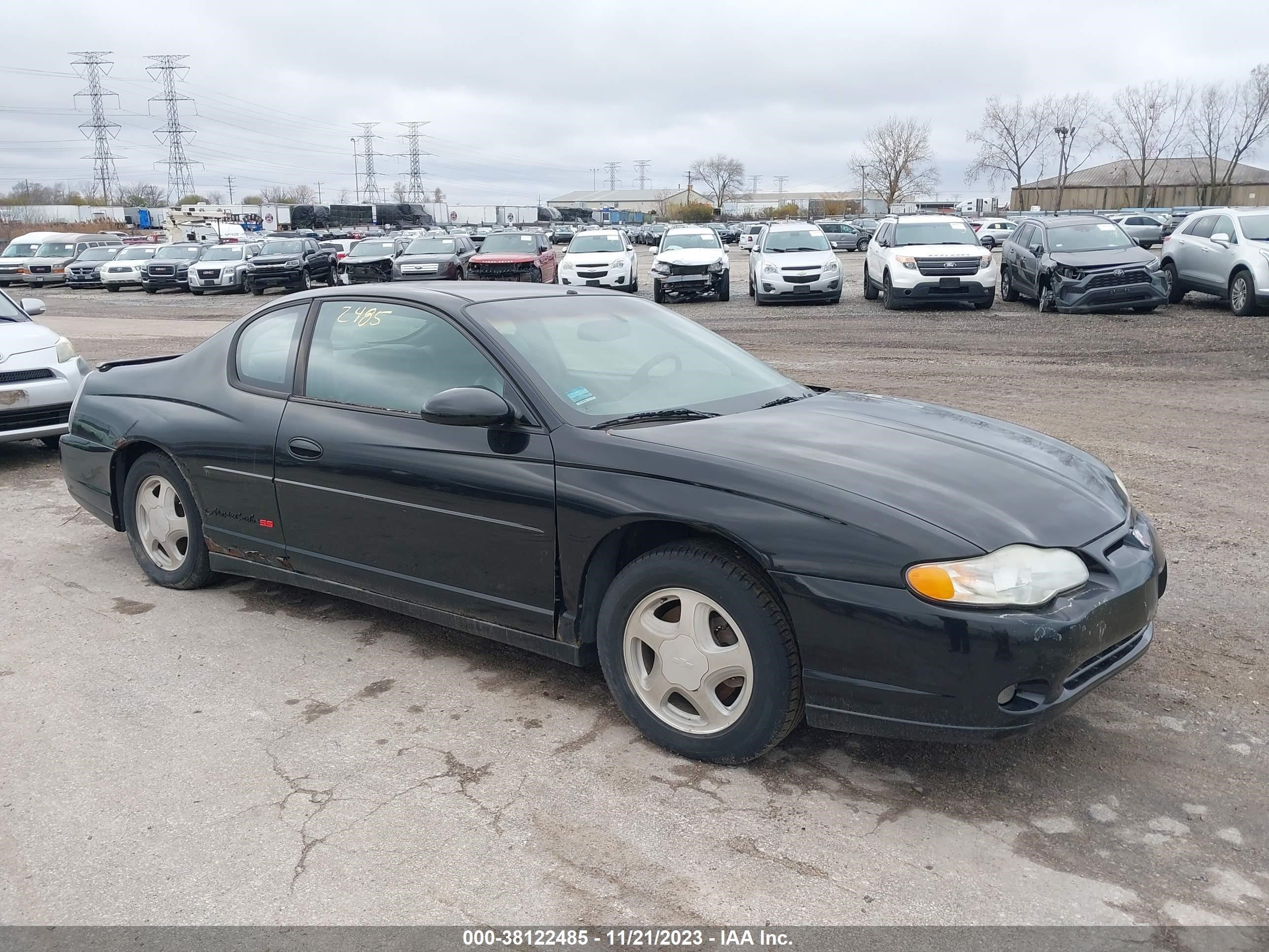 CHEVROLET MONTE CARLO 2003 2g1wx12k339329157