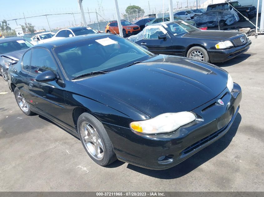 CHEVROLET MONTE CARLO 2000 2g1wx12k4y9318286