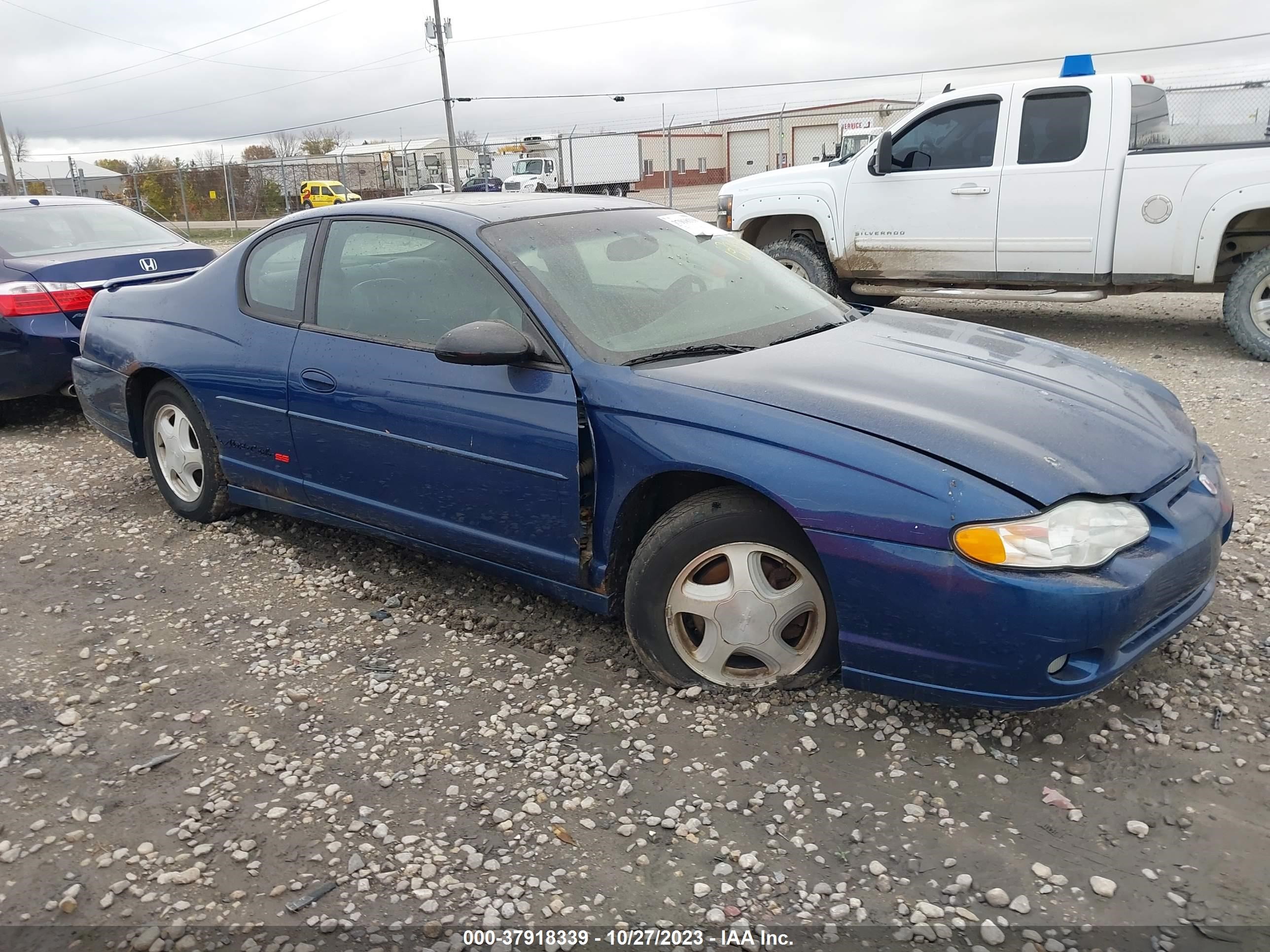 CHEVROLET MONTE CARLO 2003 2g1wx12k639450474