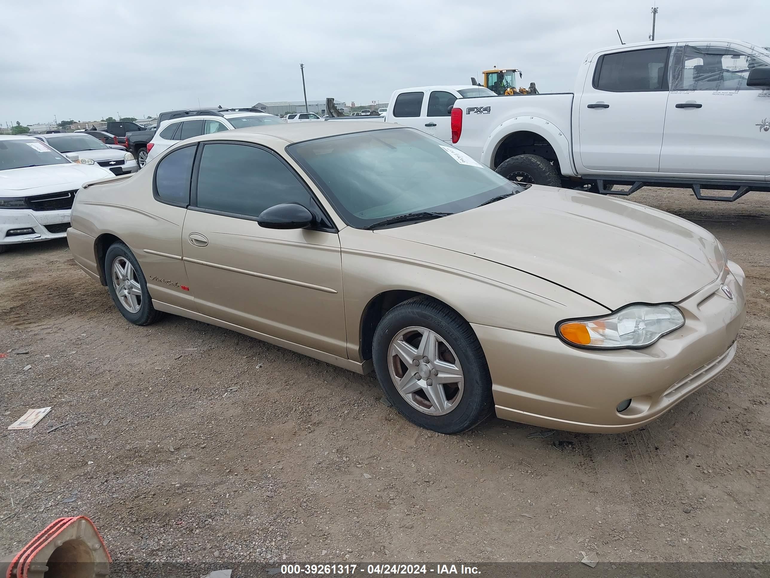 CHEVROLET MONTE CARLO 2000 2g1wx12k7y9364968