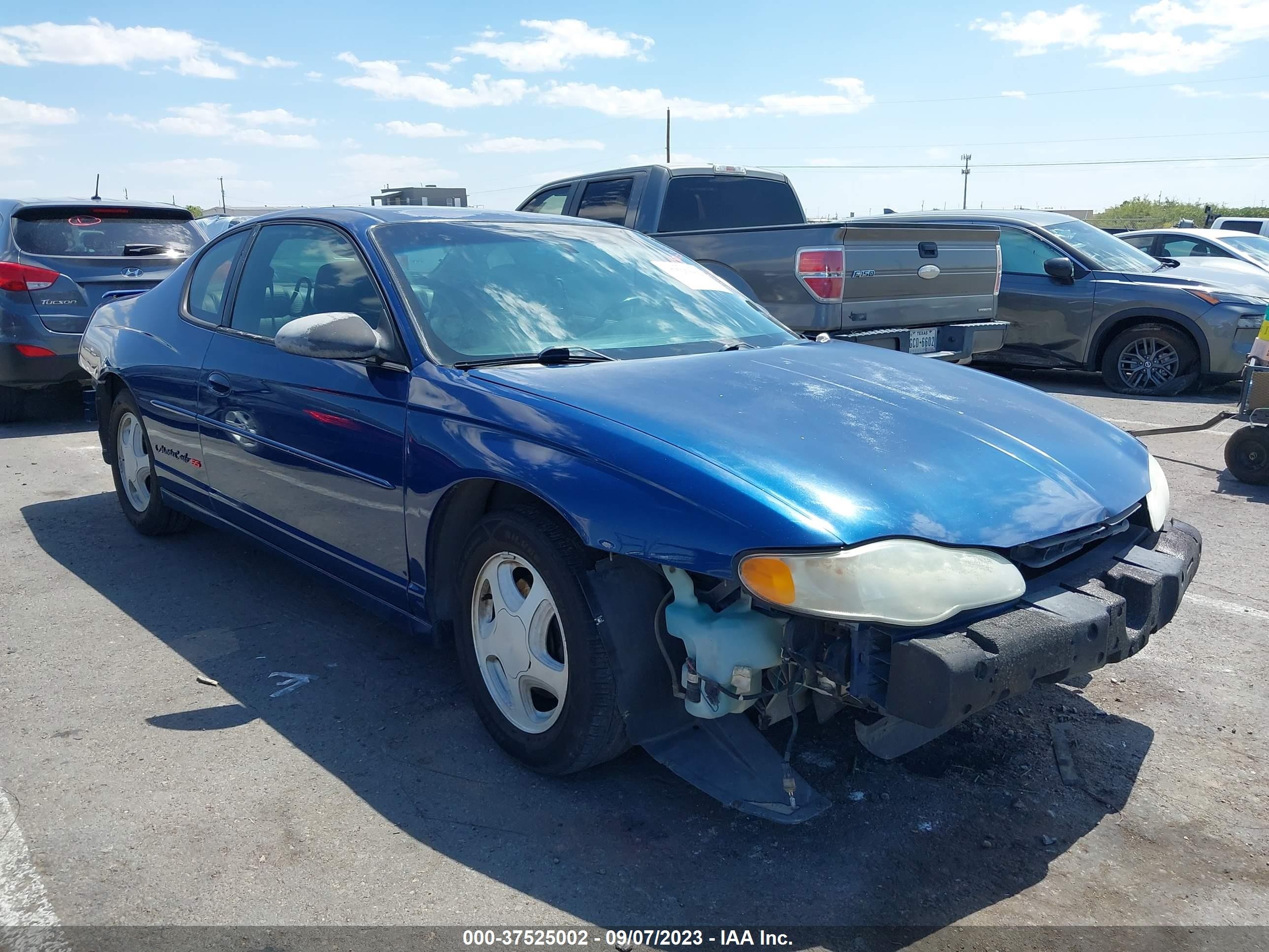 CHEVROLET MONTE CARLO 2003 2g1wx12k839131092