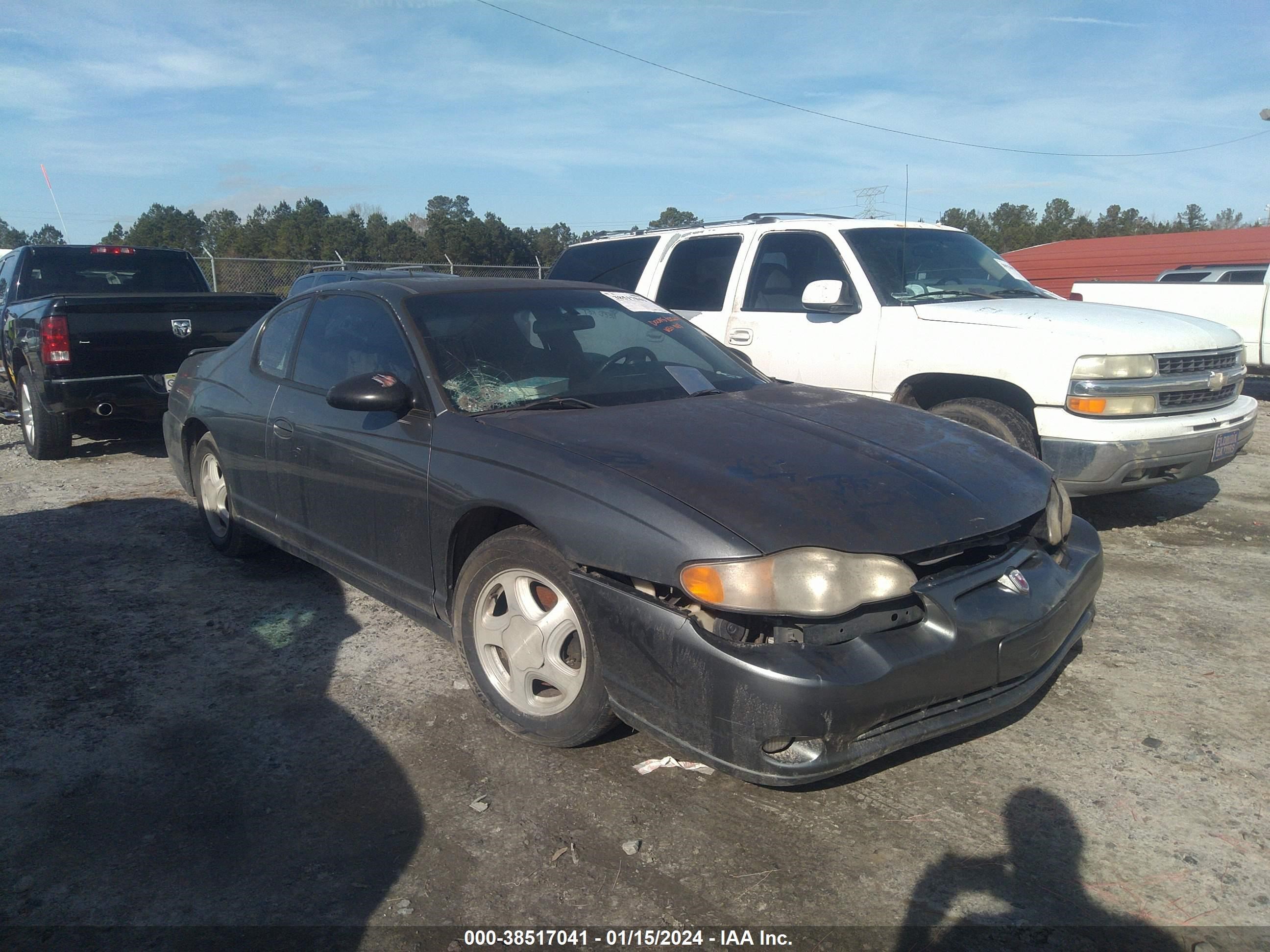 CHEVROLET MONTE CARLO 2005 2g1wx12k859131399