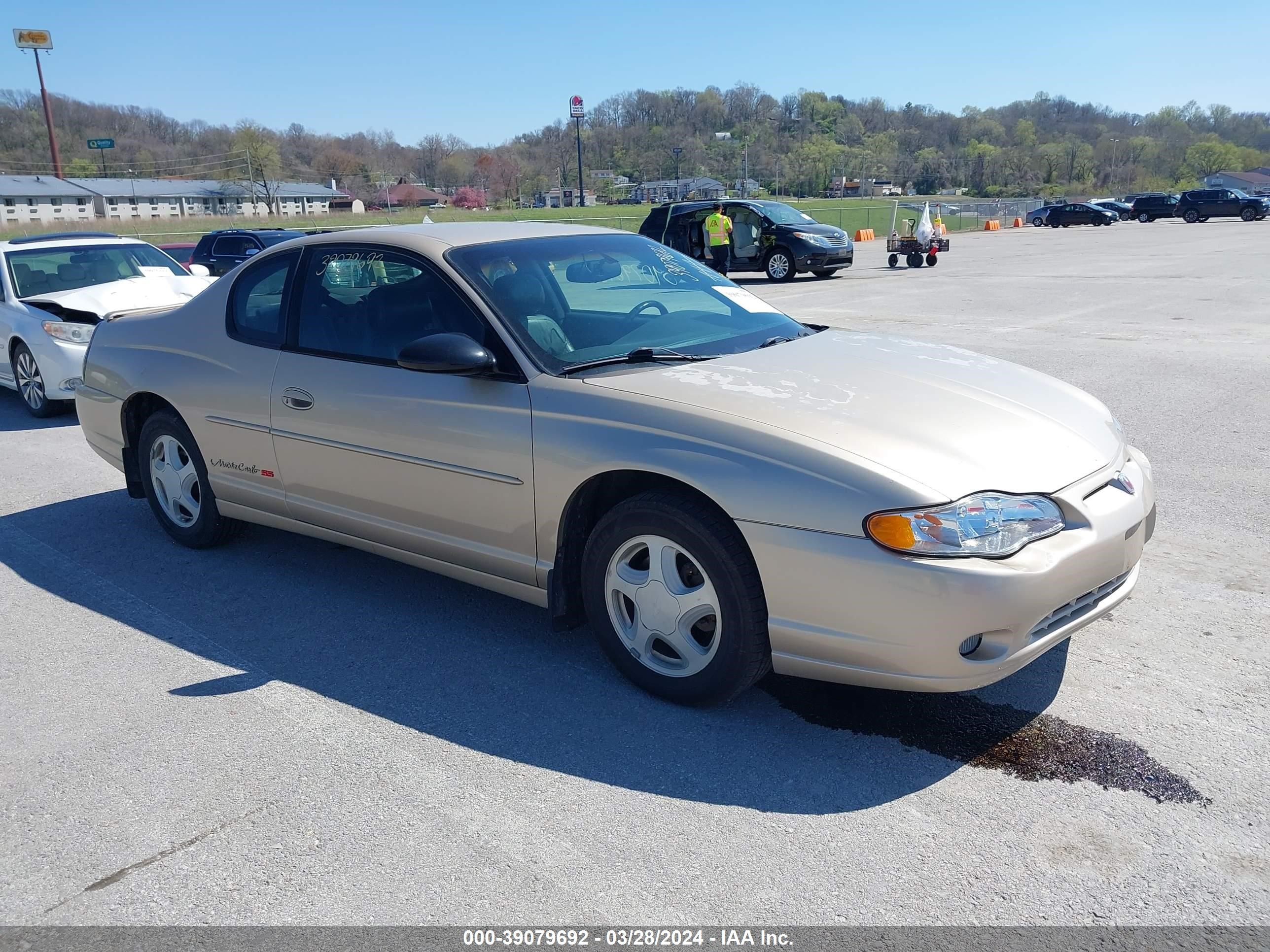 CHEVROLET MONTE CARLO 2000 2g1wx12k8y9208096