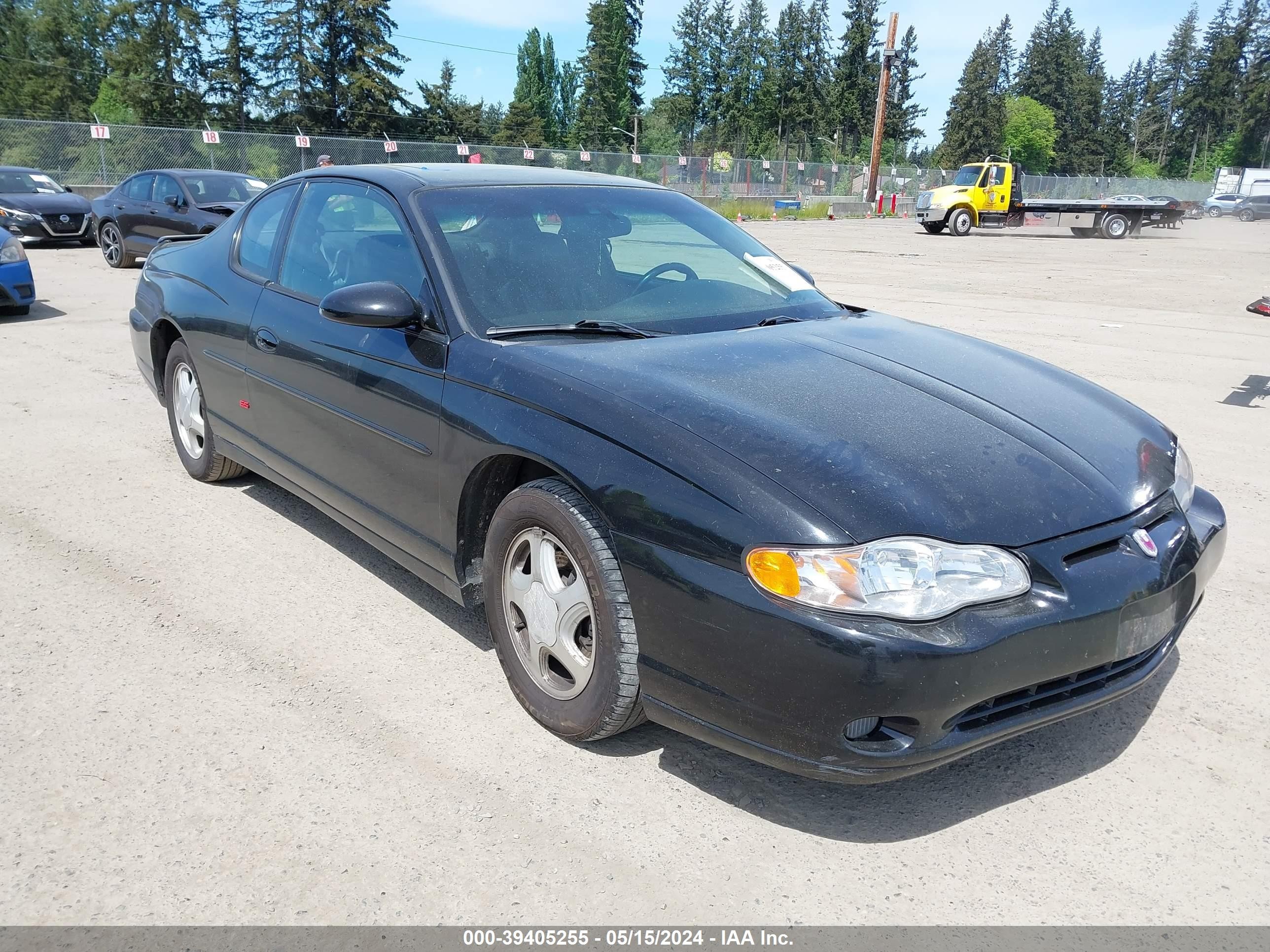 CHEVROLET MONTE CARLO 2000 2g1wx12k9y9370836