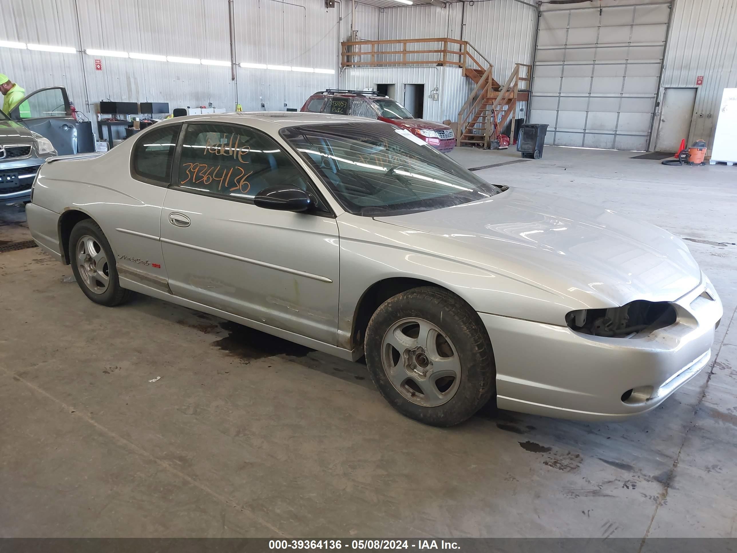 CHEVROLET MONTE CARLO 2002 2g1wx15k029192480