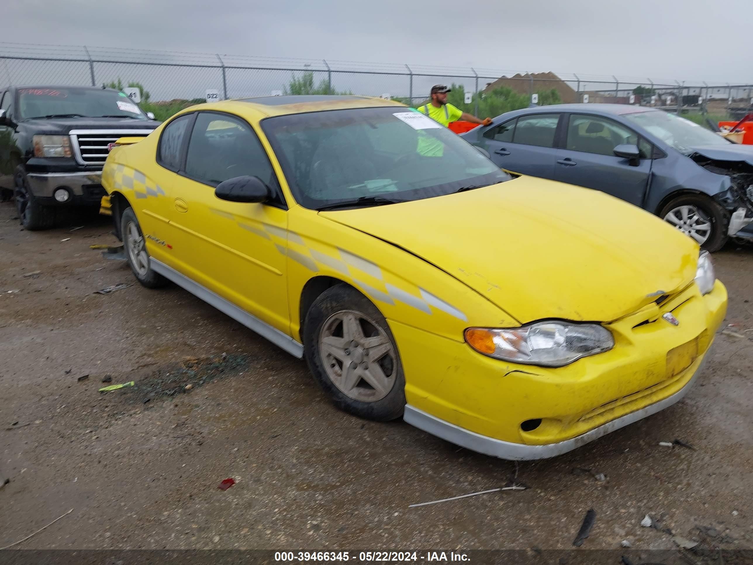 CHEVROLET MONTE CARLO 2002 2g1wx15k029342667