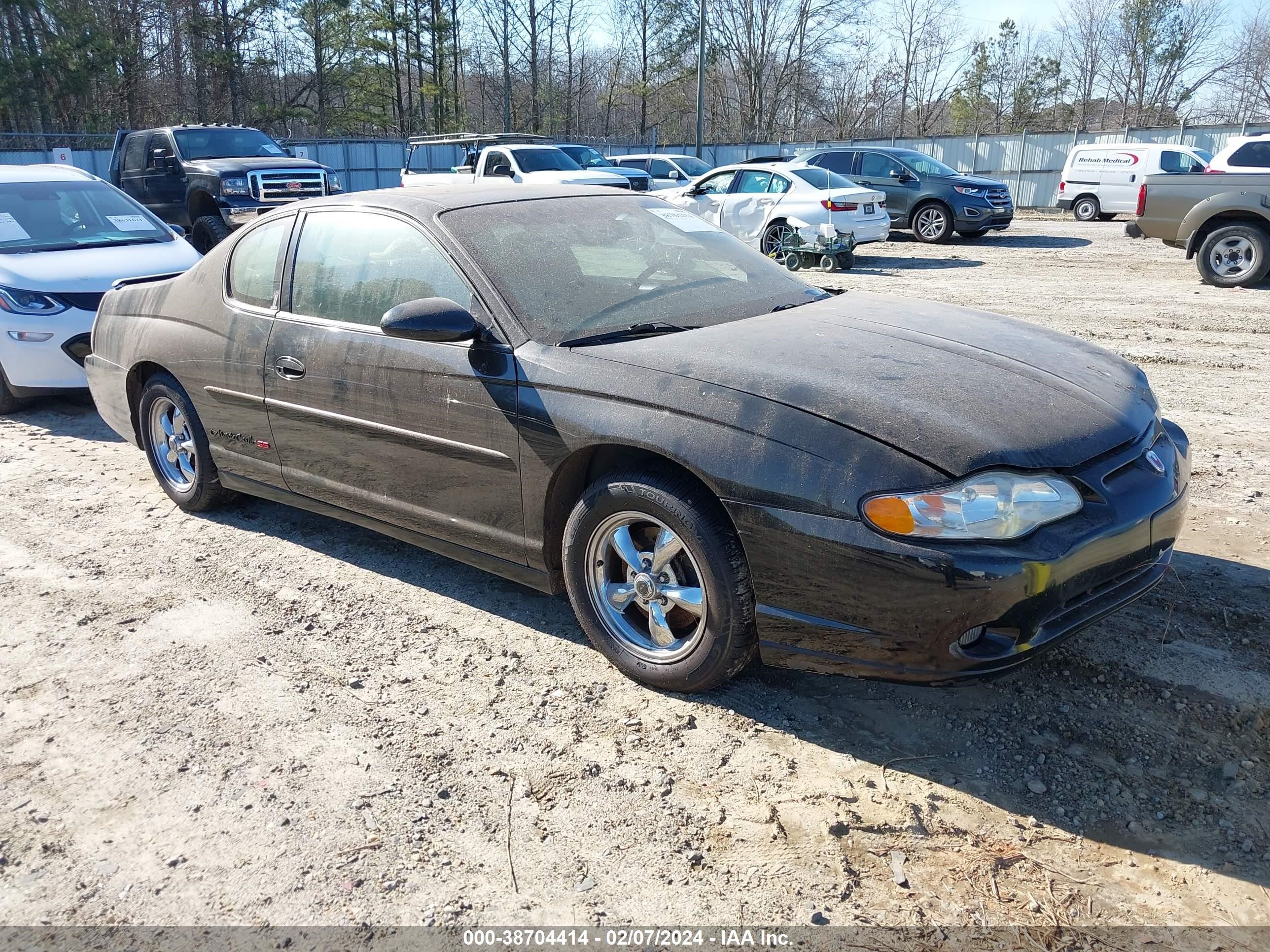 CHEVROLET MONTE CARLO 2001 2g1wx15k619149776