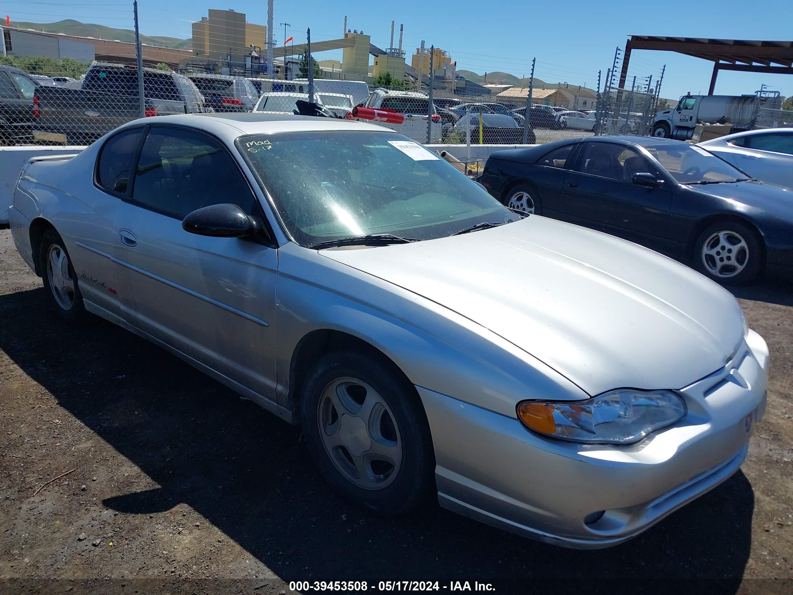 CHEVROLET MONTE CARLO 2002 2g1wx15k929241840