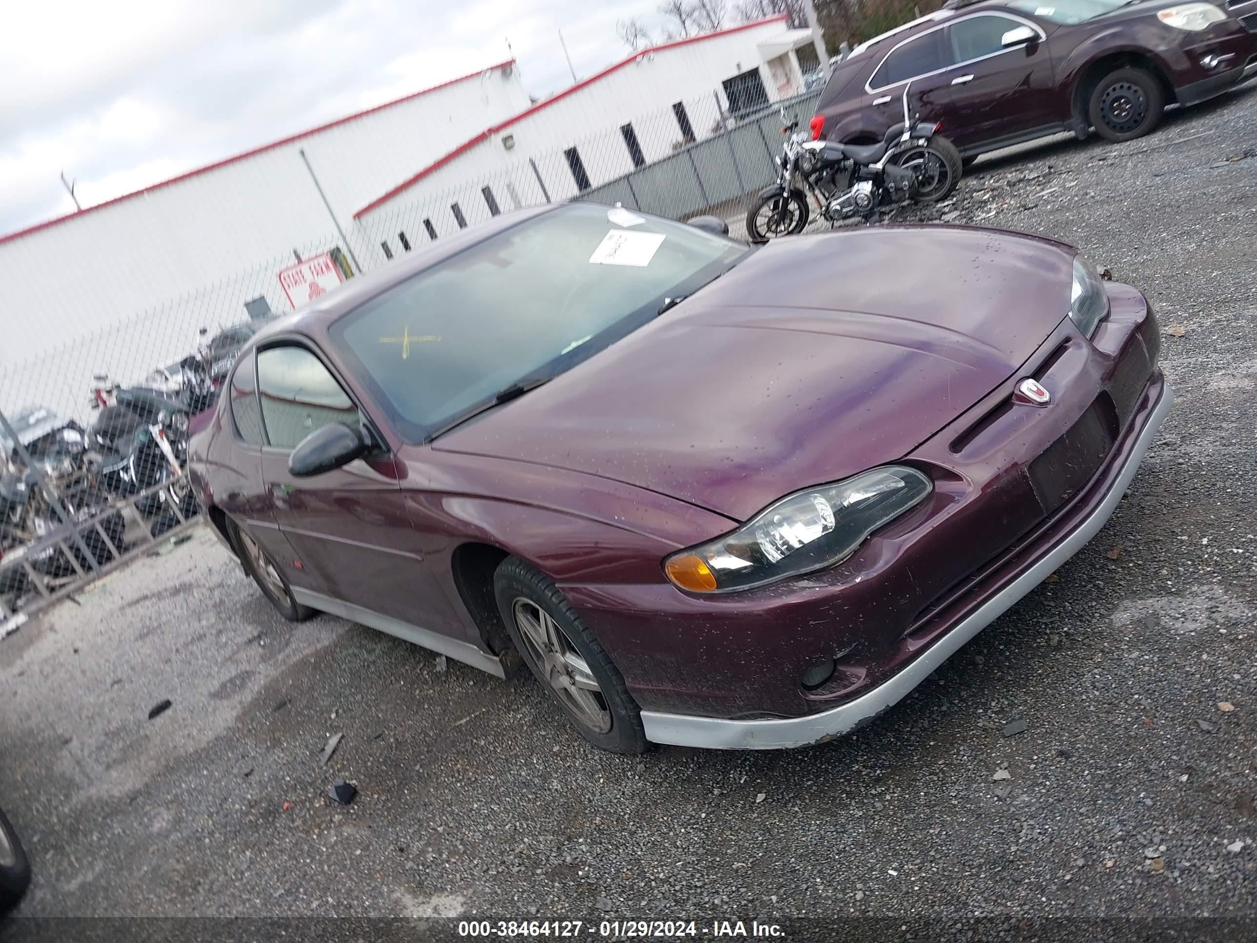 CHEVROLET MONTE CARLO 2004 2g1wz121749204486