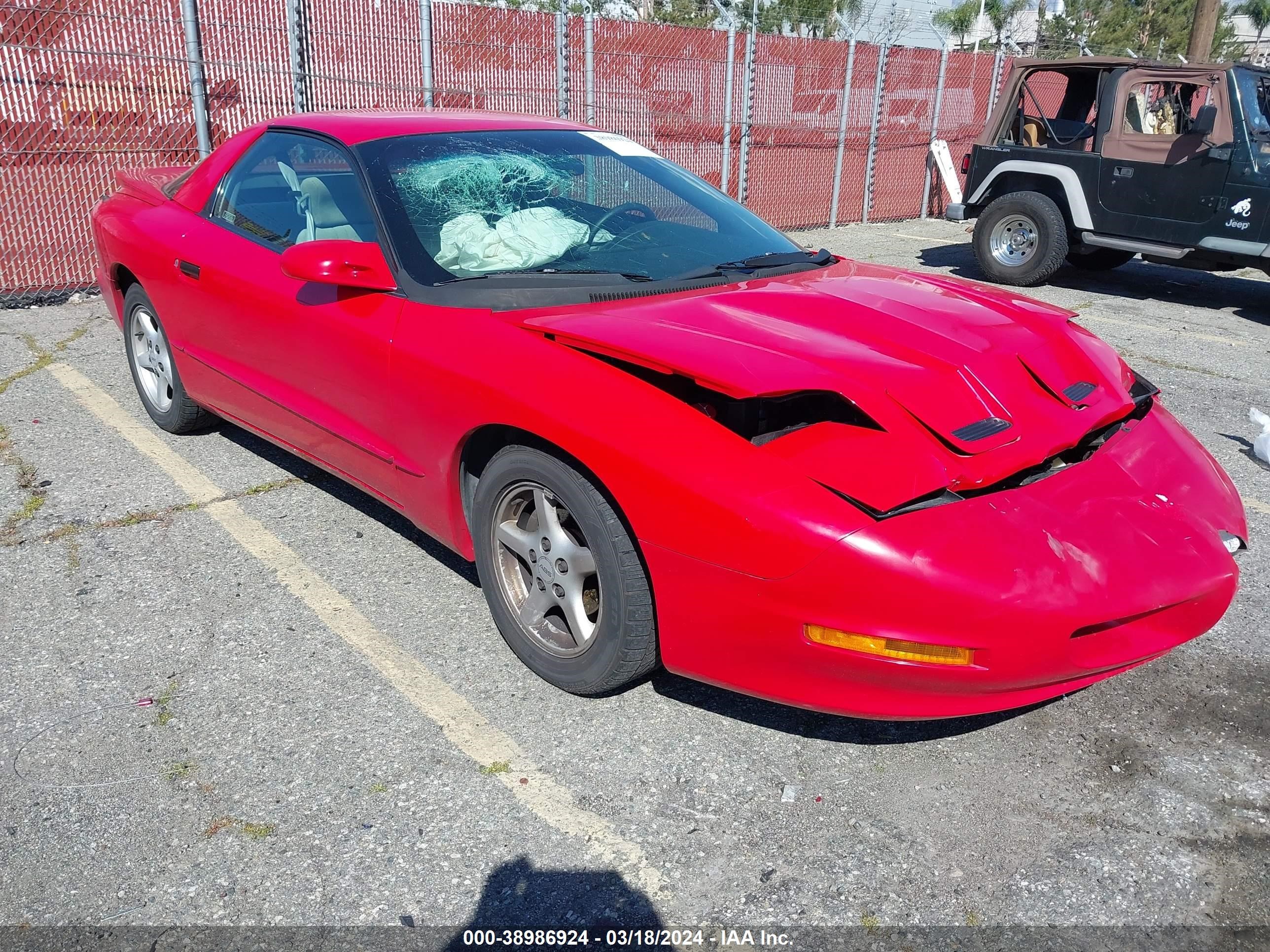 PONTIAC FIREBIRD 1995 2g2fv22pxs2204778