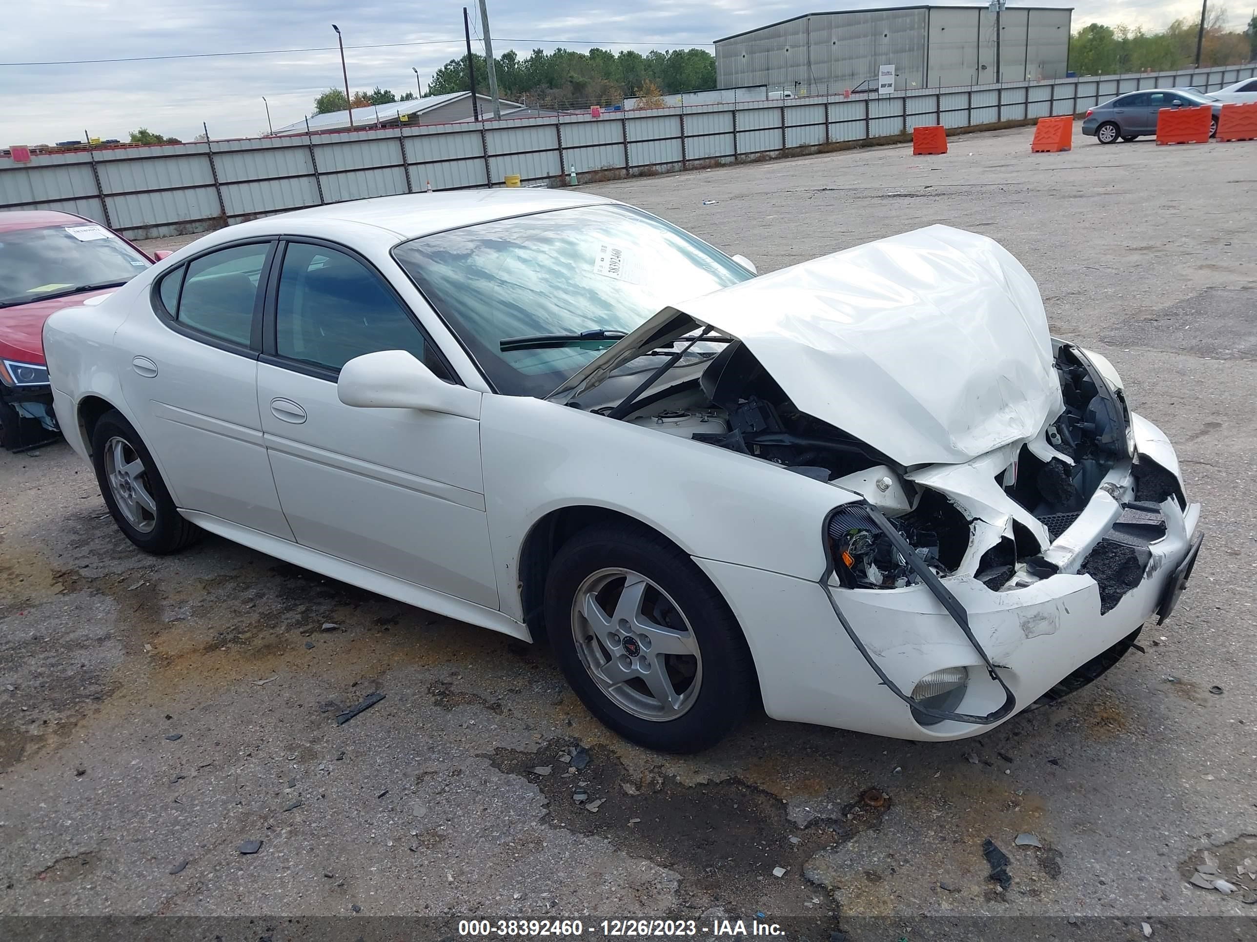 PONTIAC GRAND PRIX 2004 2g2wp522941333314