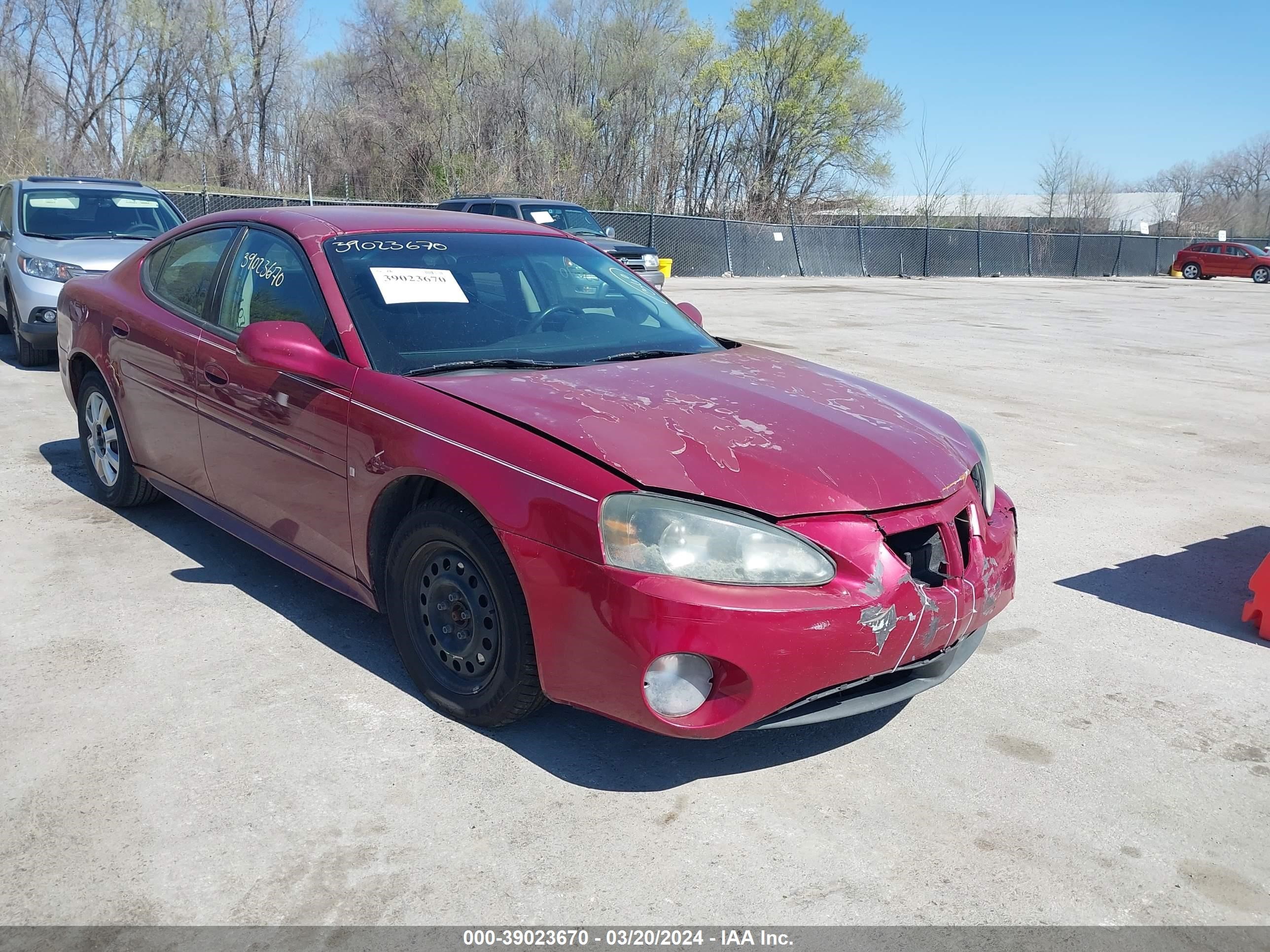 PONTIAC GRAND PRIX 2006 2g2wp552961128090