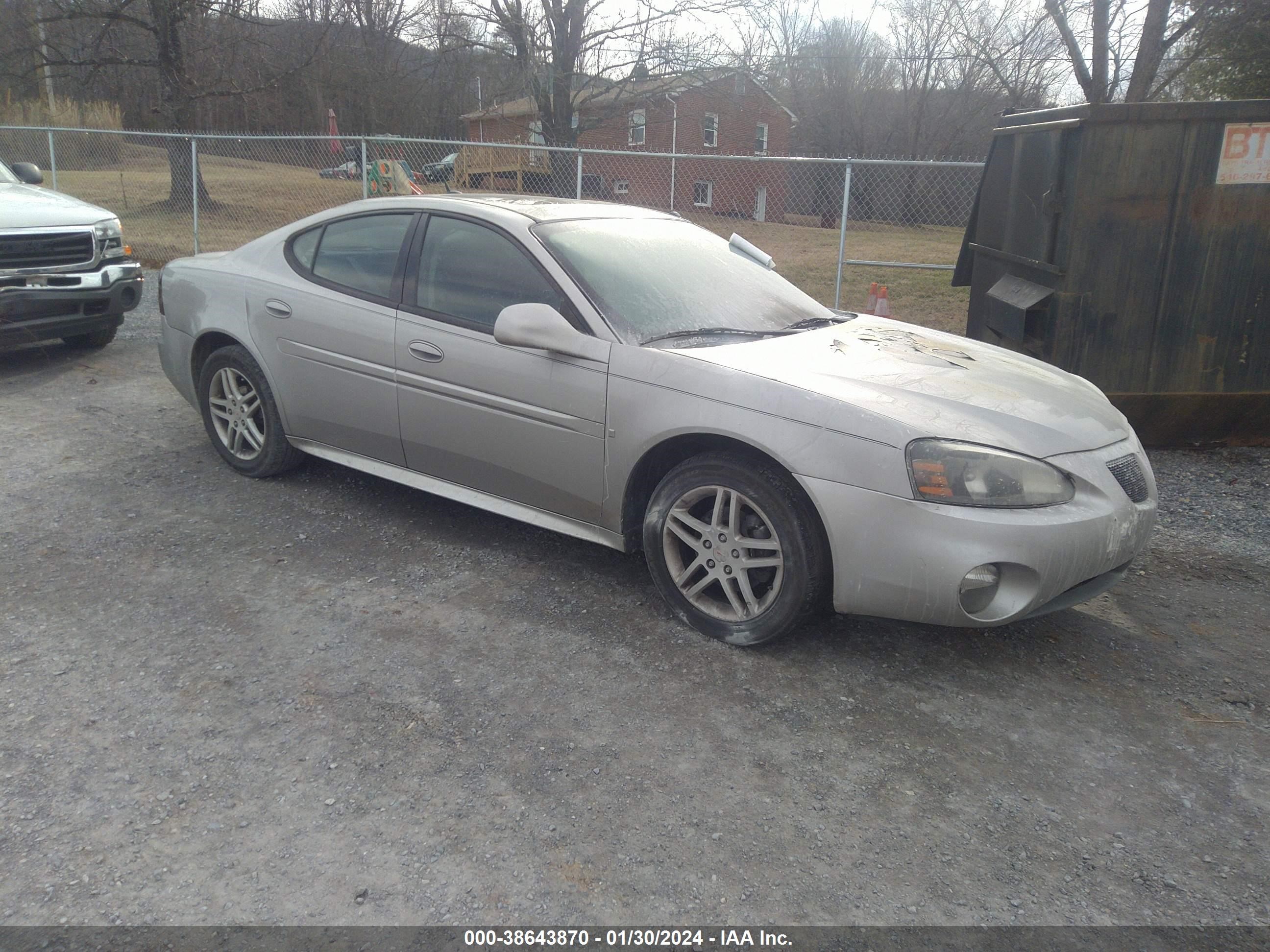 PONTIAC GRAND PRIX 2007 2g2wr554071172959