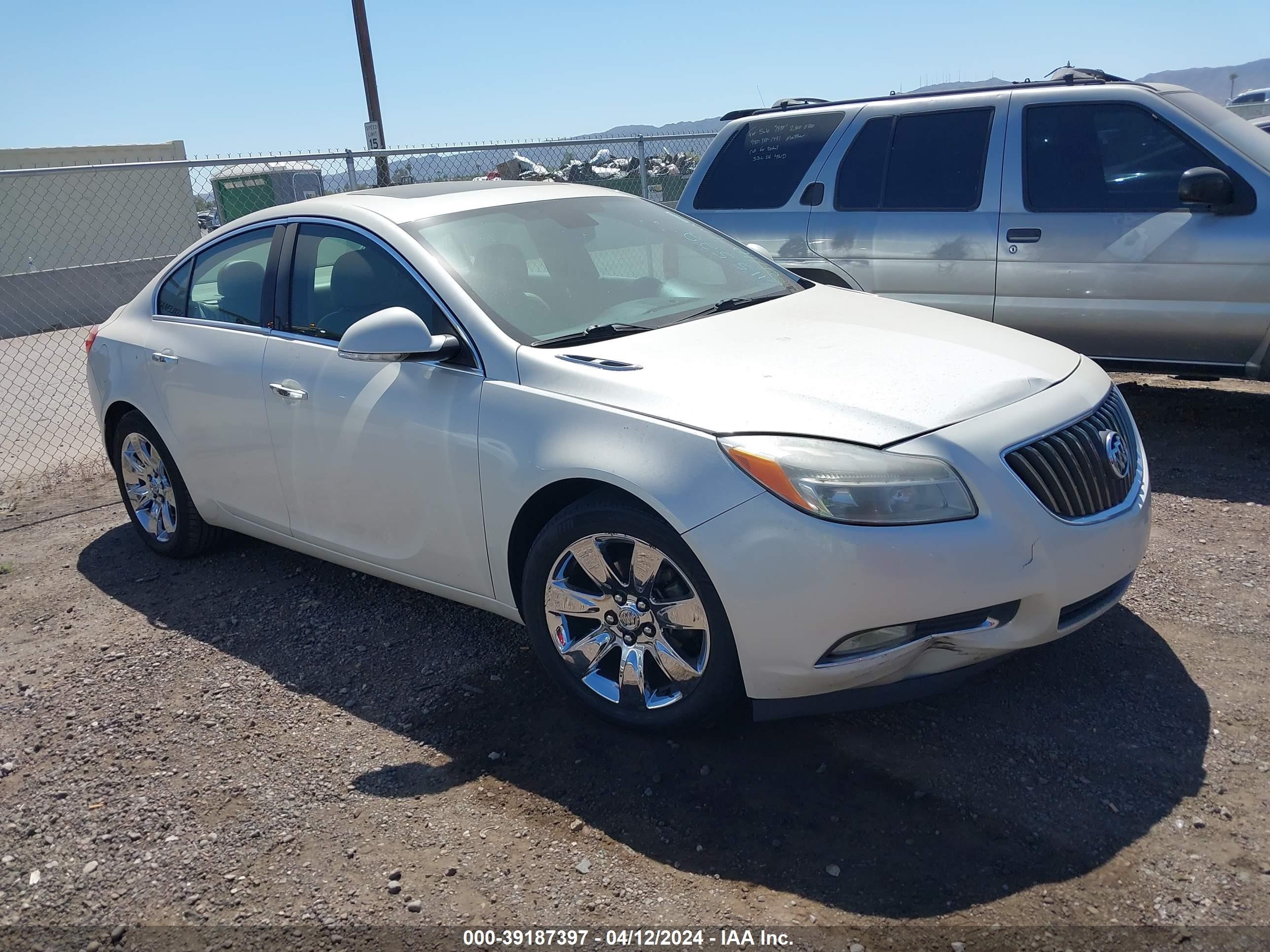 BUICK REGAL 2012 2g4gs5ek3c9115522