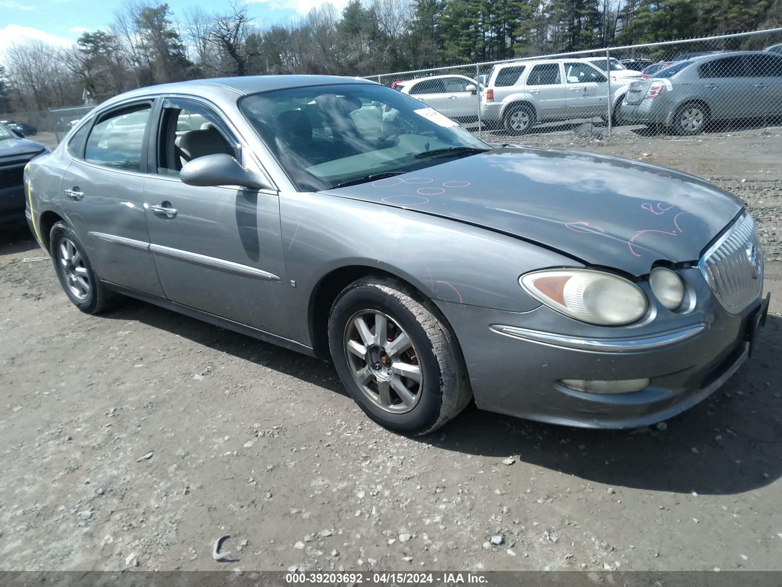 BUICK LACROSSE 2009 2g4wc582291204820