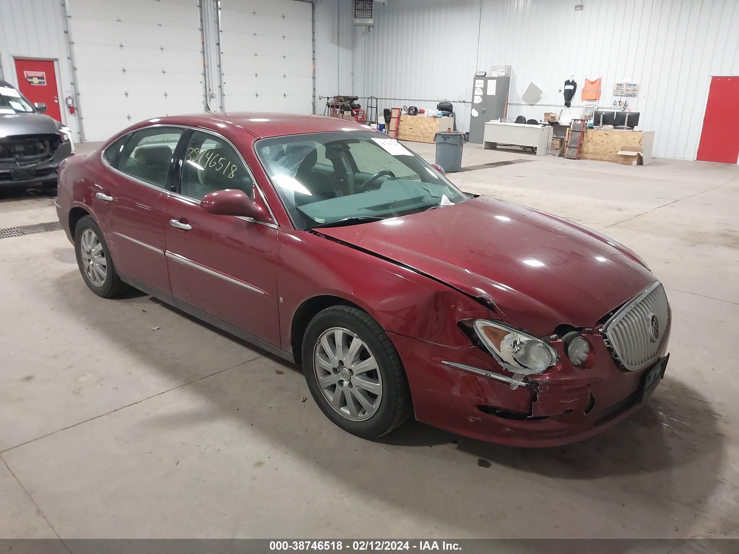 BUICK LACROSSE 2008 2g4wc582581371381