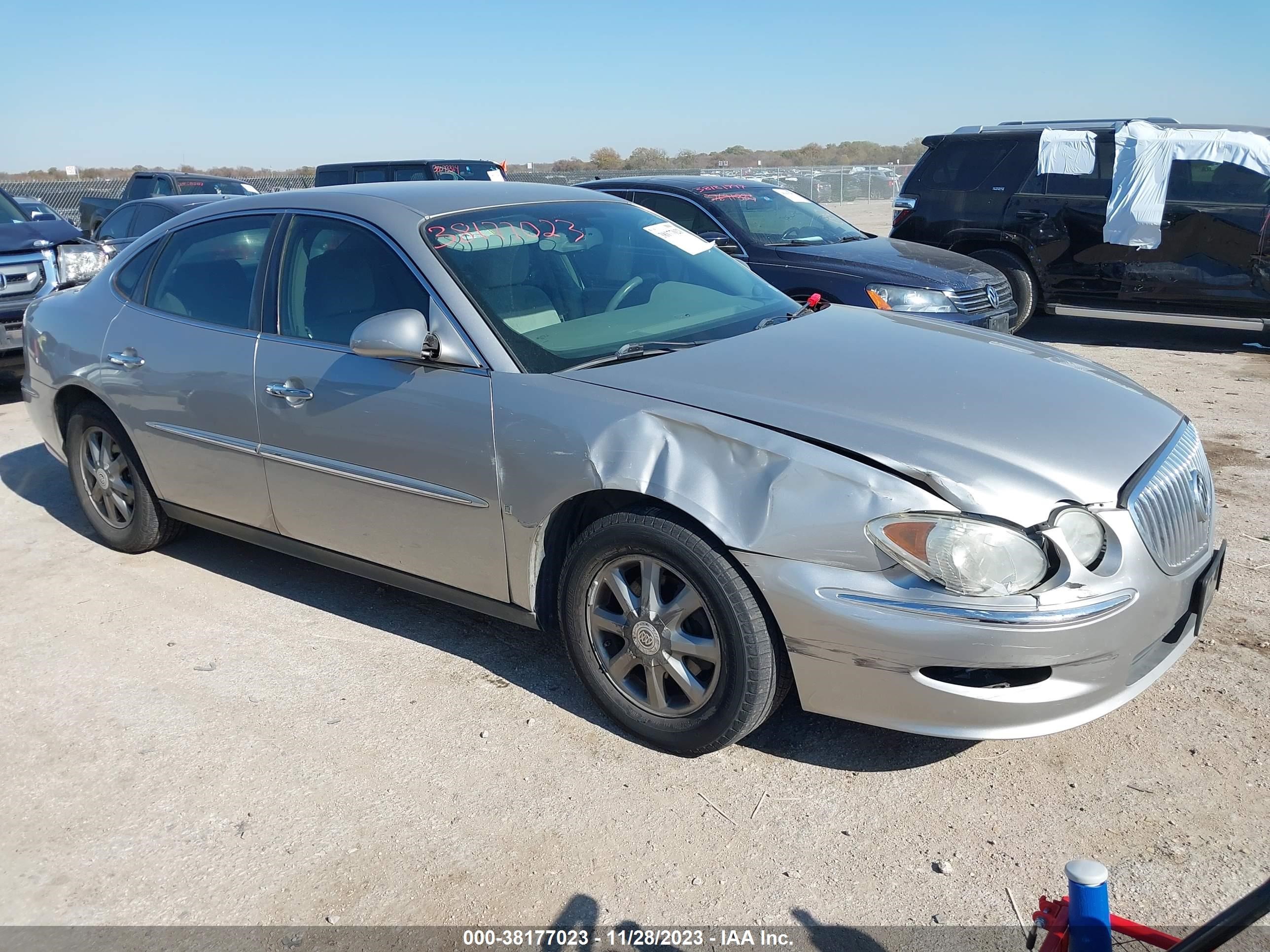 BUICK LACROSSE 2008 2g4wc582x81175355