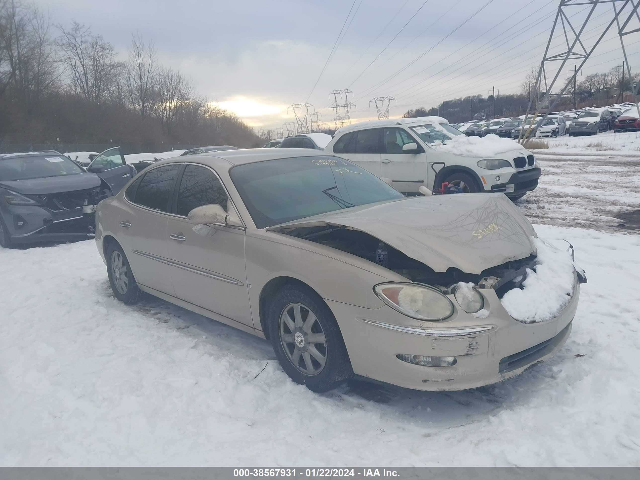 BUICK LACROSSE 2008 2g4wd582081149182