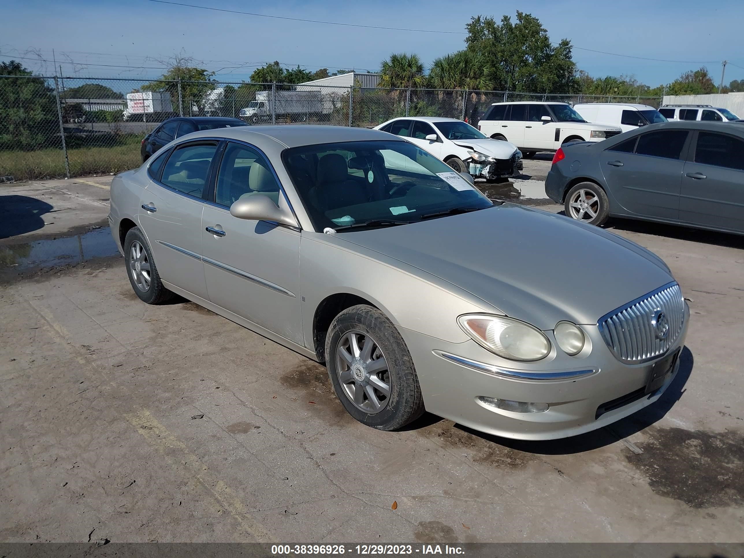 BUICK LACROSSE 2009 2g4wd582091235285