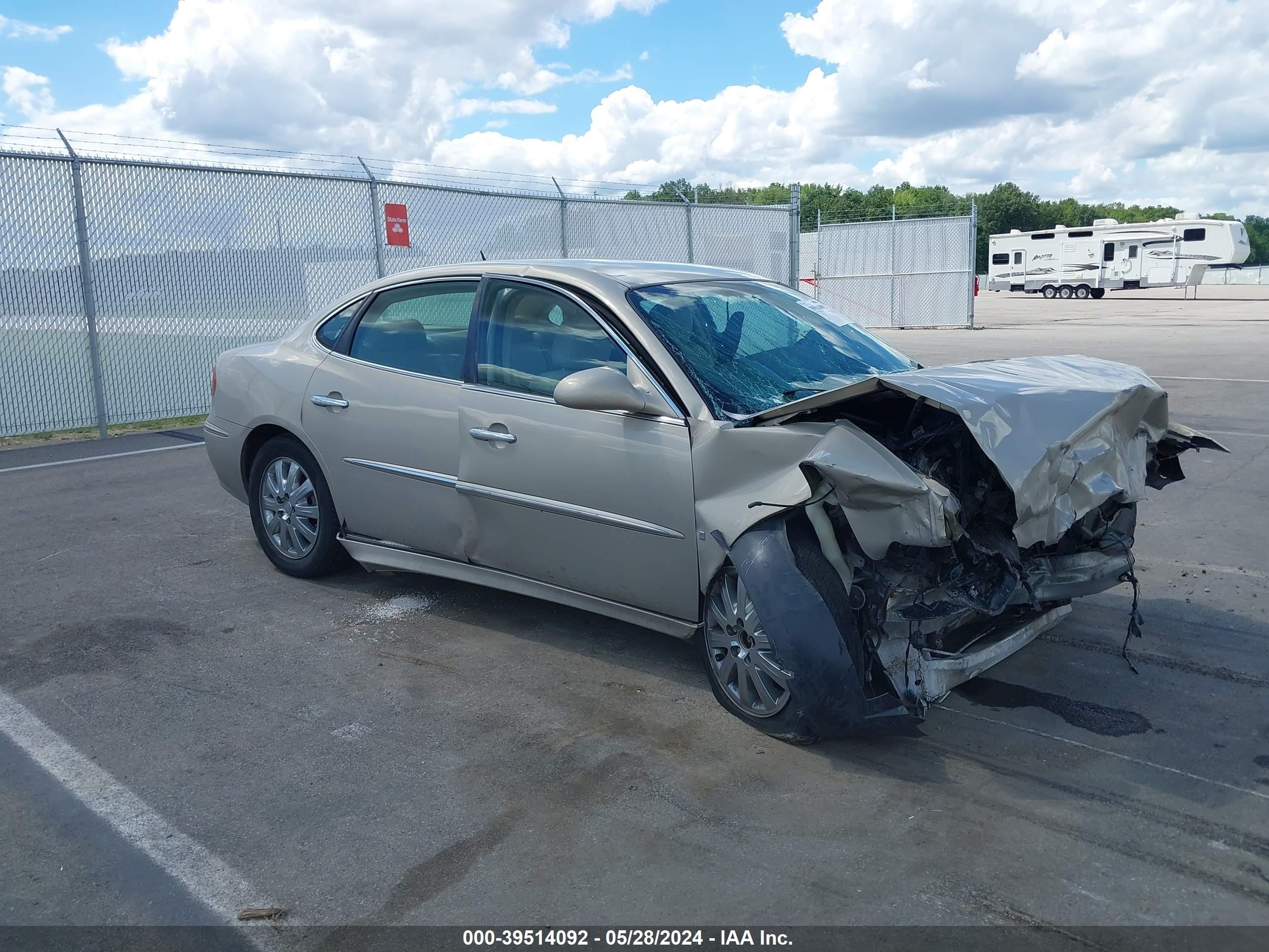 BUICK LACROSSE 2008 2g4wd582181154908