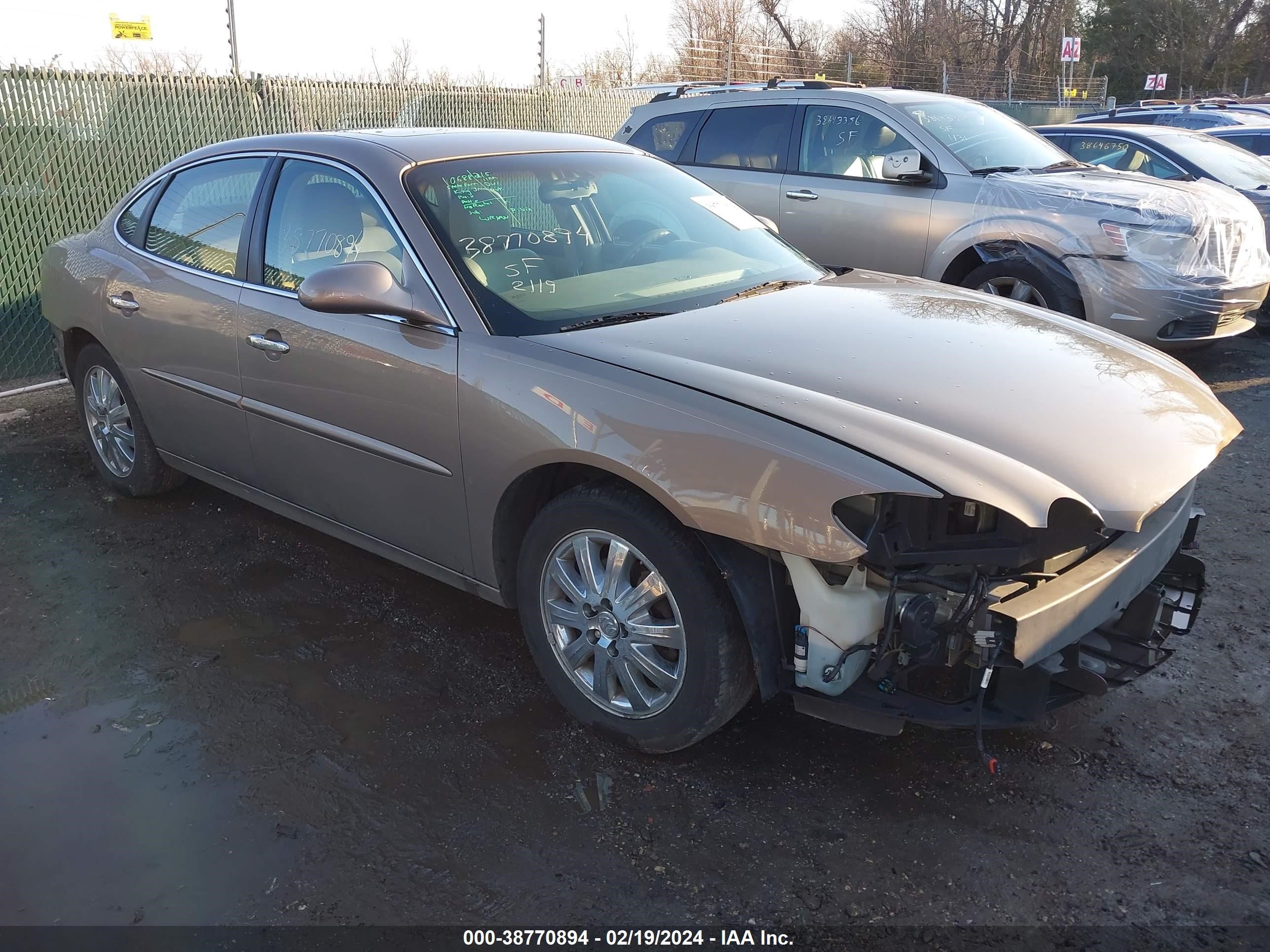 BUICK LACROSSE 2007 2g4wd582471130567