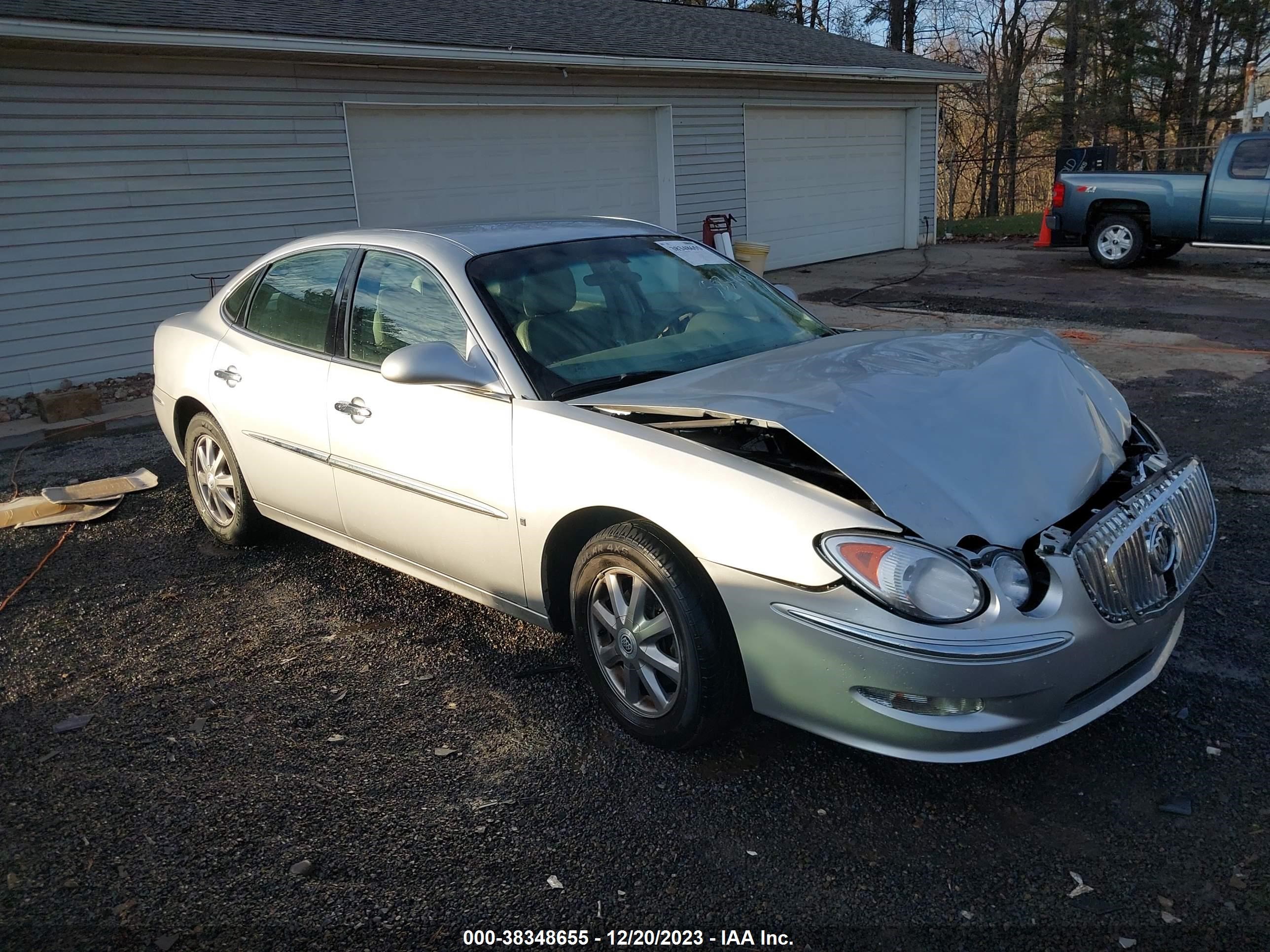 BUICK LACROSSE 2009 2g4wd582491144696