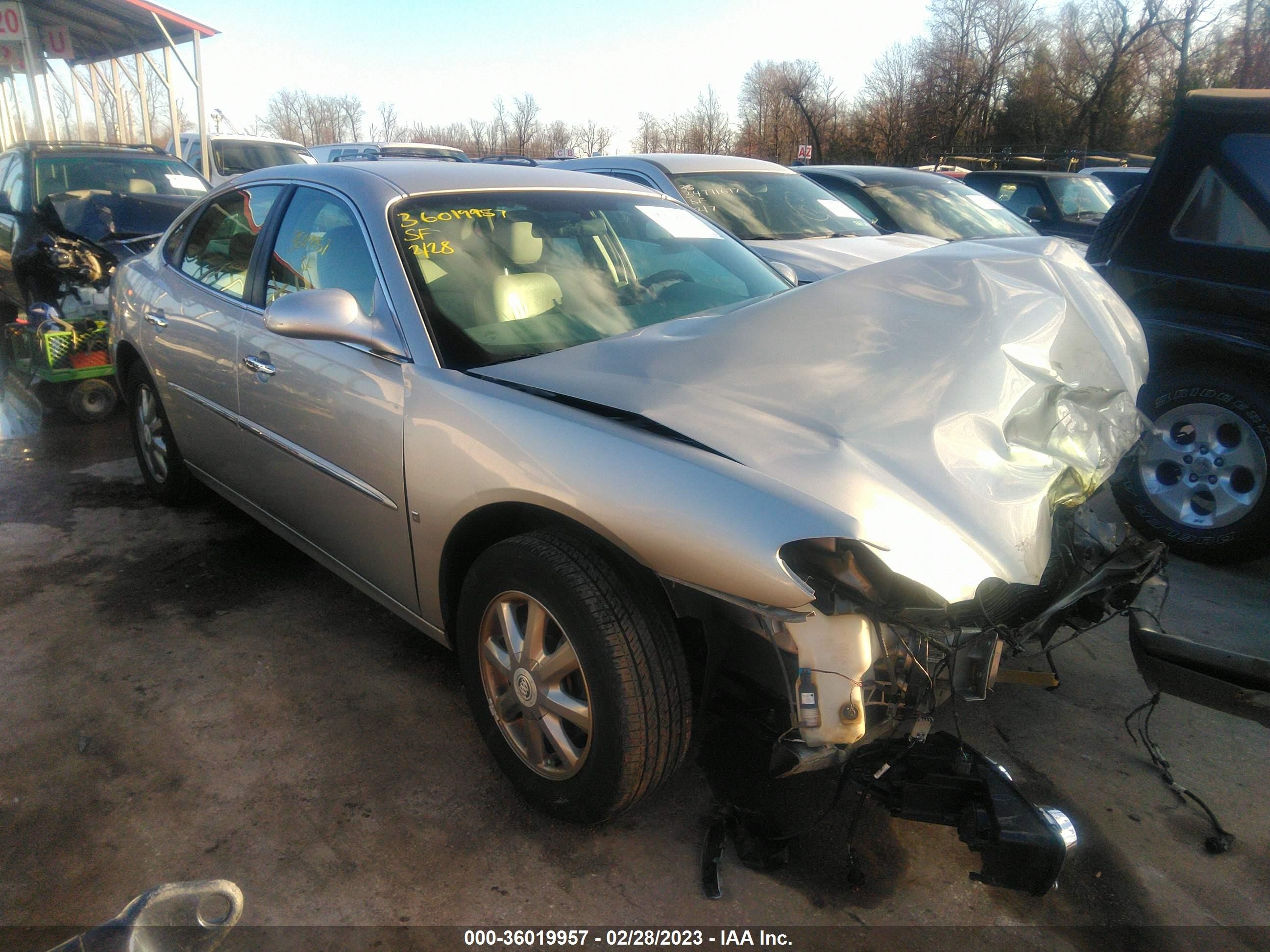 BUICK LACROSSE 2008 2g4wd582681322798