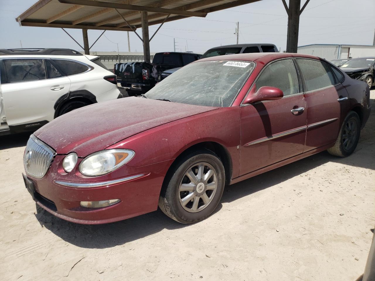 BUICK LACROSSE 2009 2g4wd582791186523