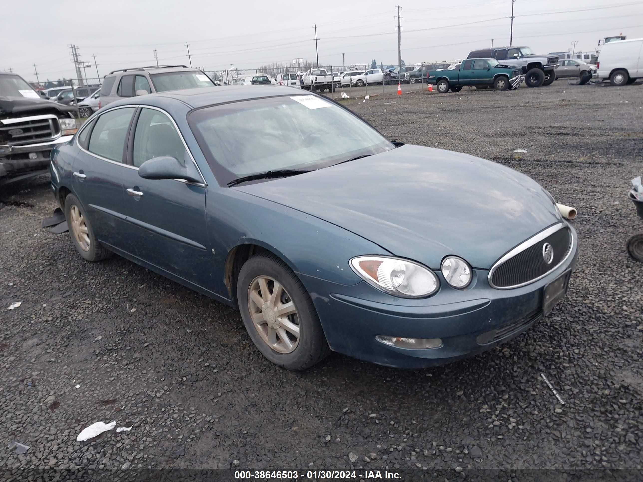 BUICK LACROSSE 2006 2g4wd582x61124299