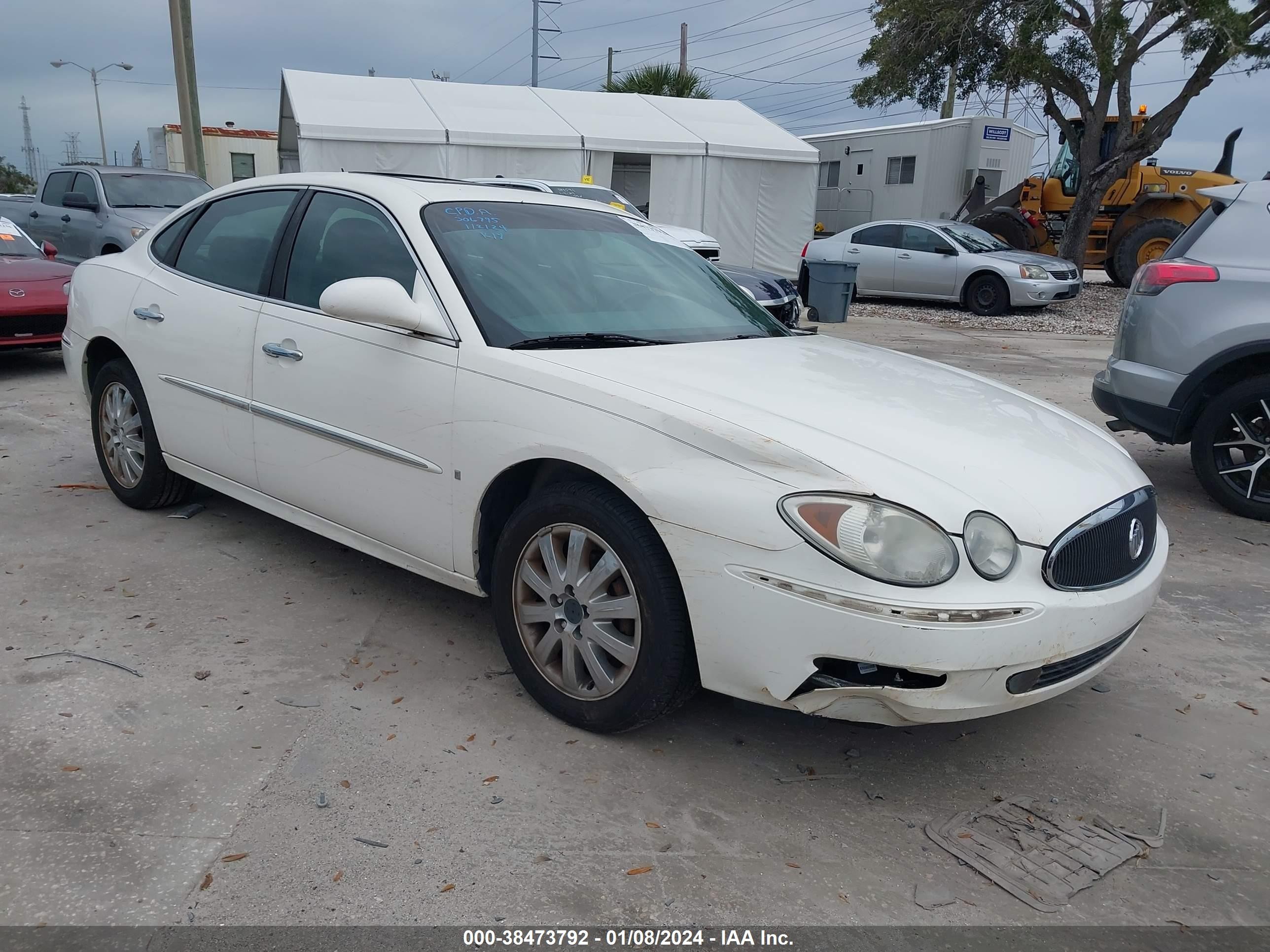 BUICK LACROSSE 2007 2g4wd582x71181216