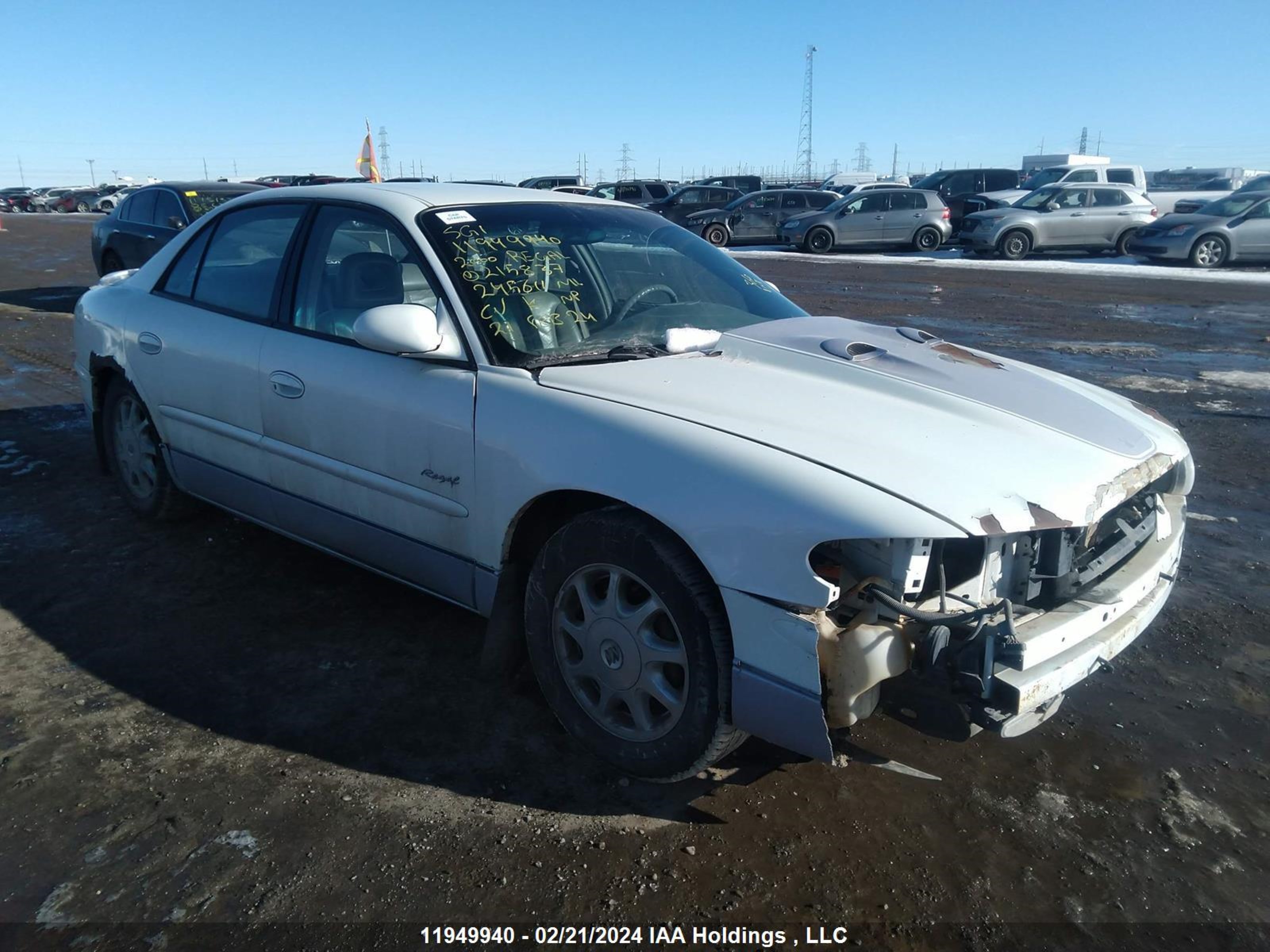 BUICK REGAL 2000 2g4wf5516y1215837