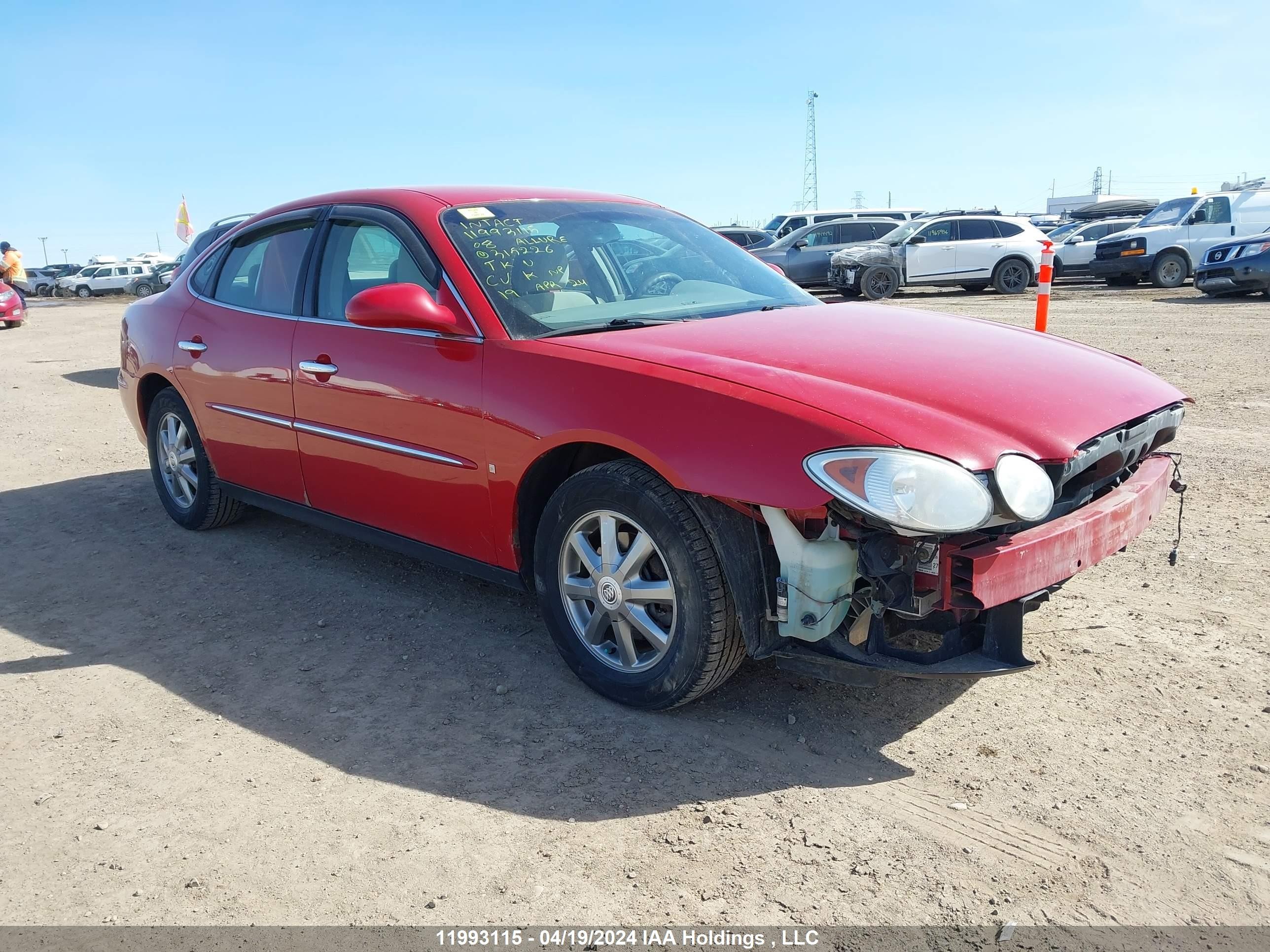 BUICK ALLURE 2008 2g4wf582081315226