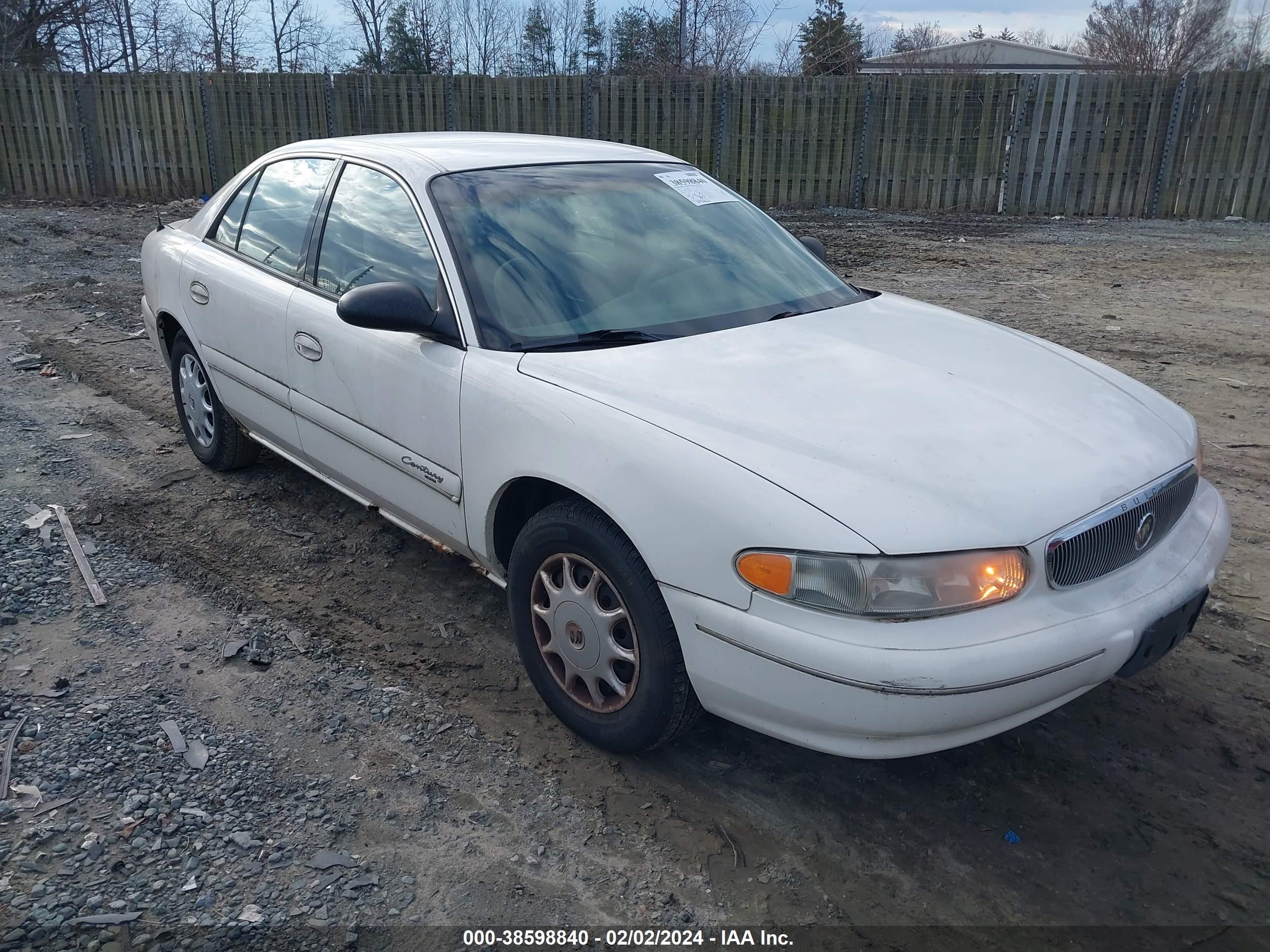 BUICK CENTURY 2001 2g4ws52j111211989