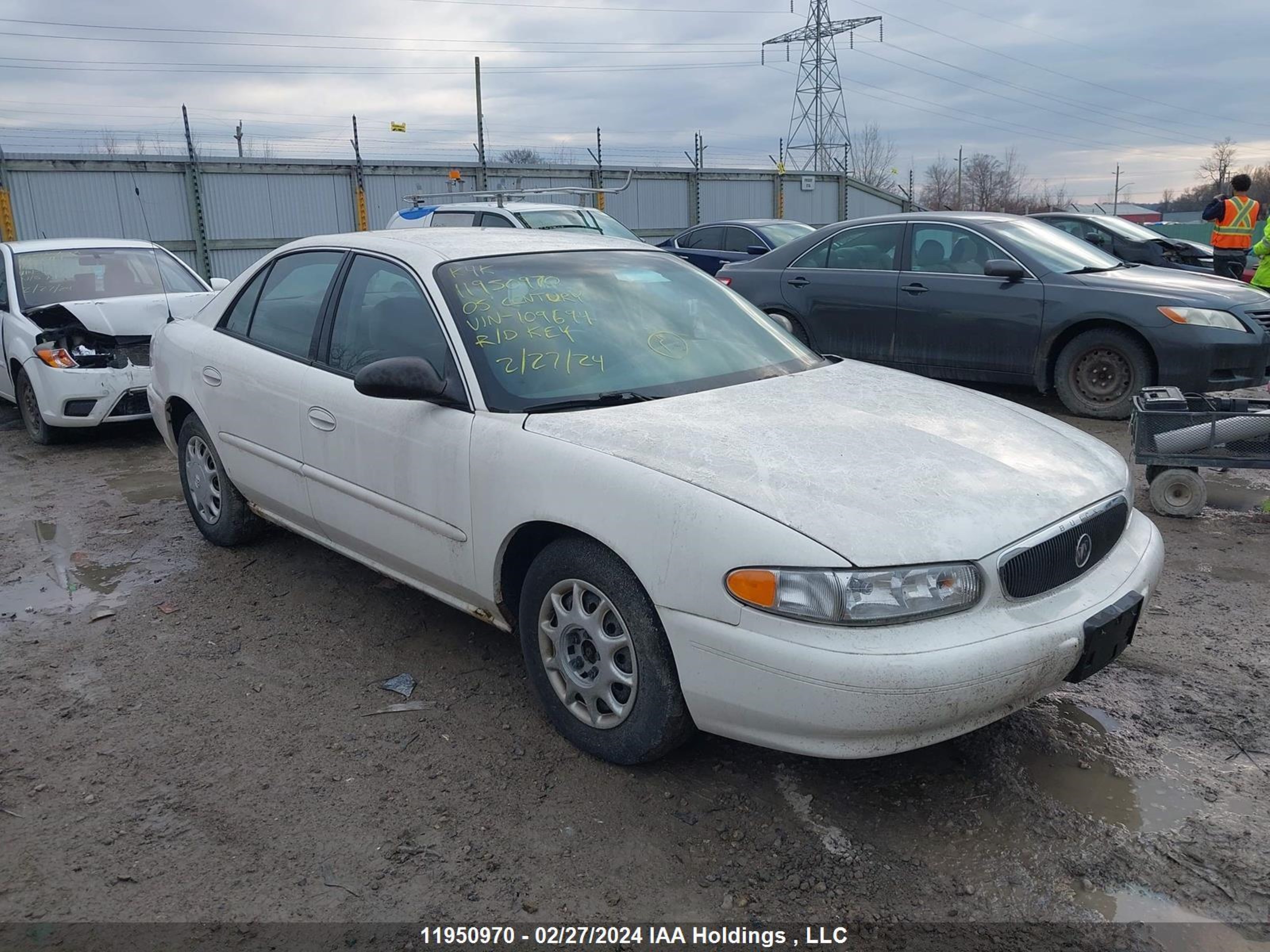 BUICK CENTURY 2005 2g4ws52j151109694