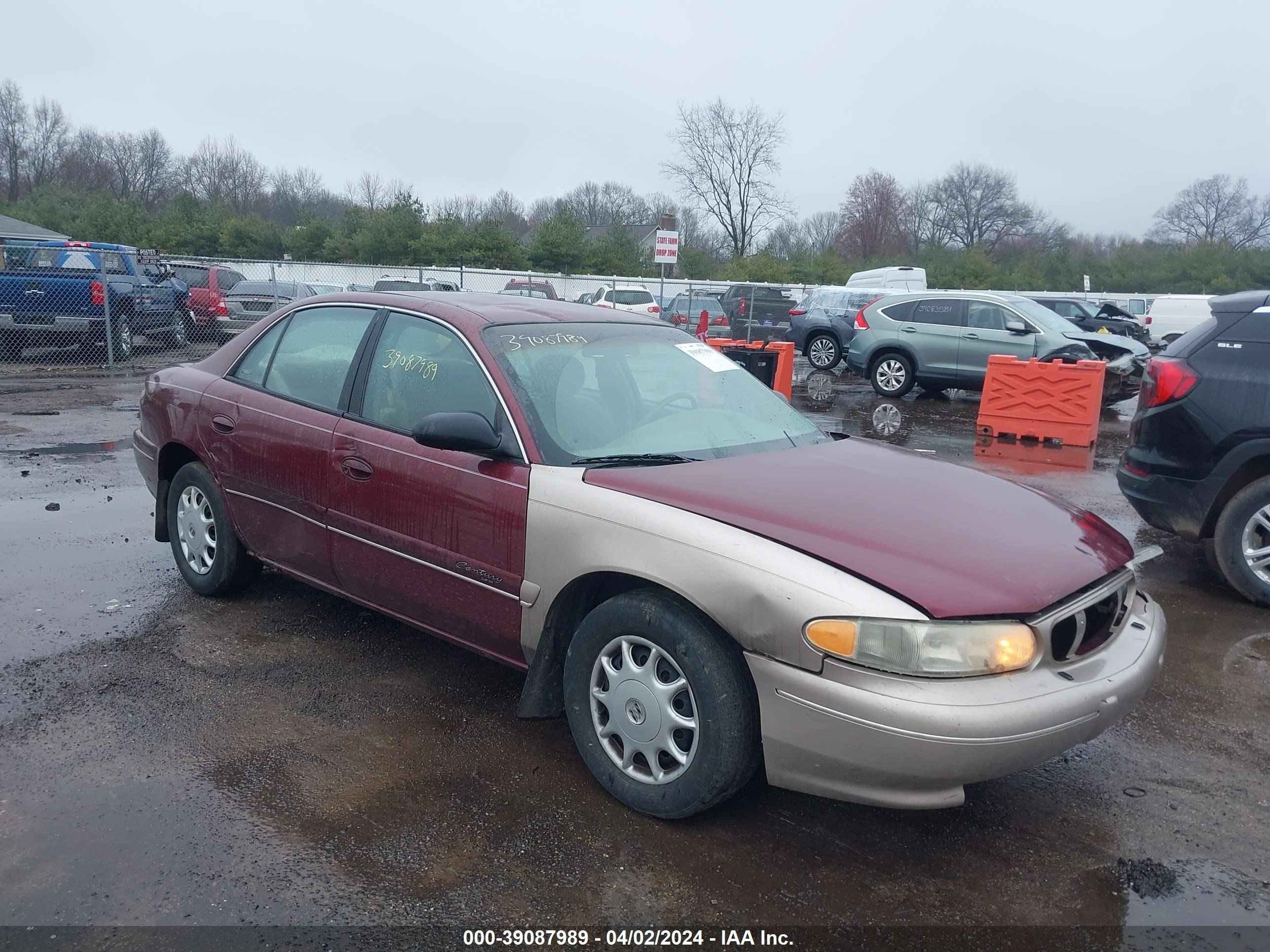 BUICK CENTURY 2000 2g4ws52j1y1224820