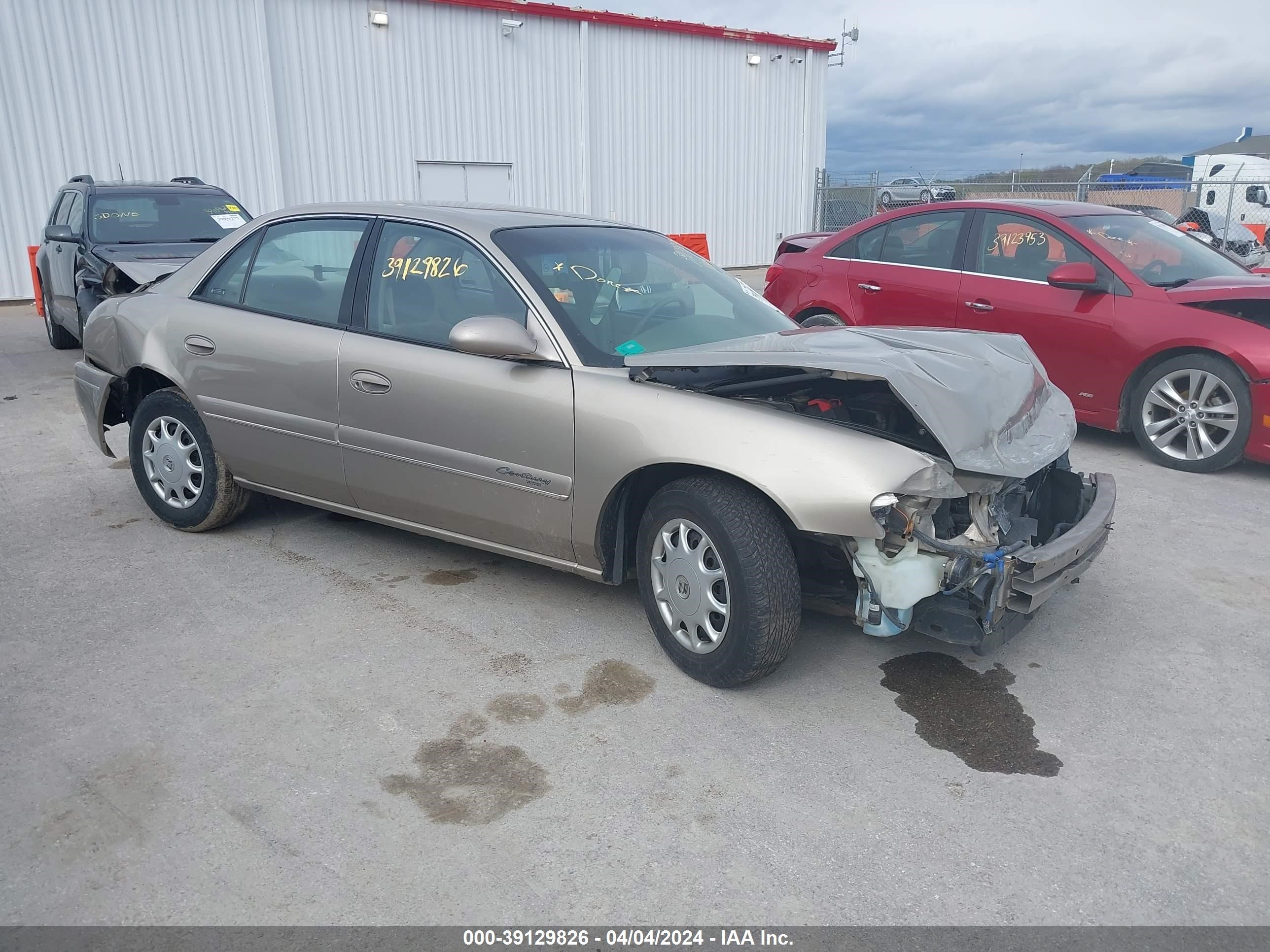 BUICK CENTURY 2002 2g4ws52j221128279