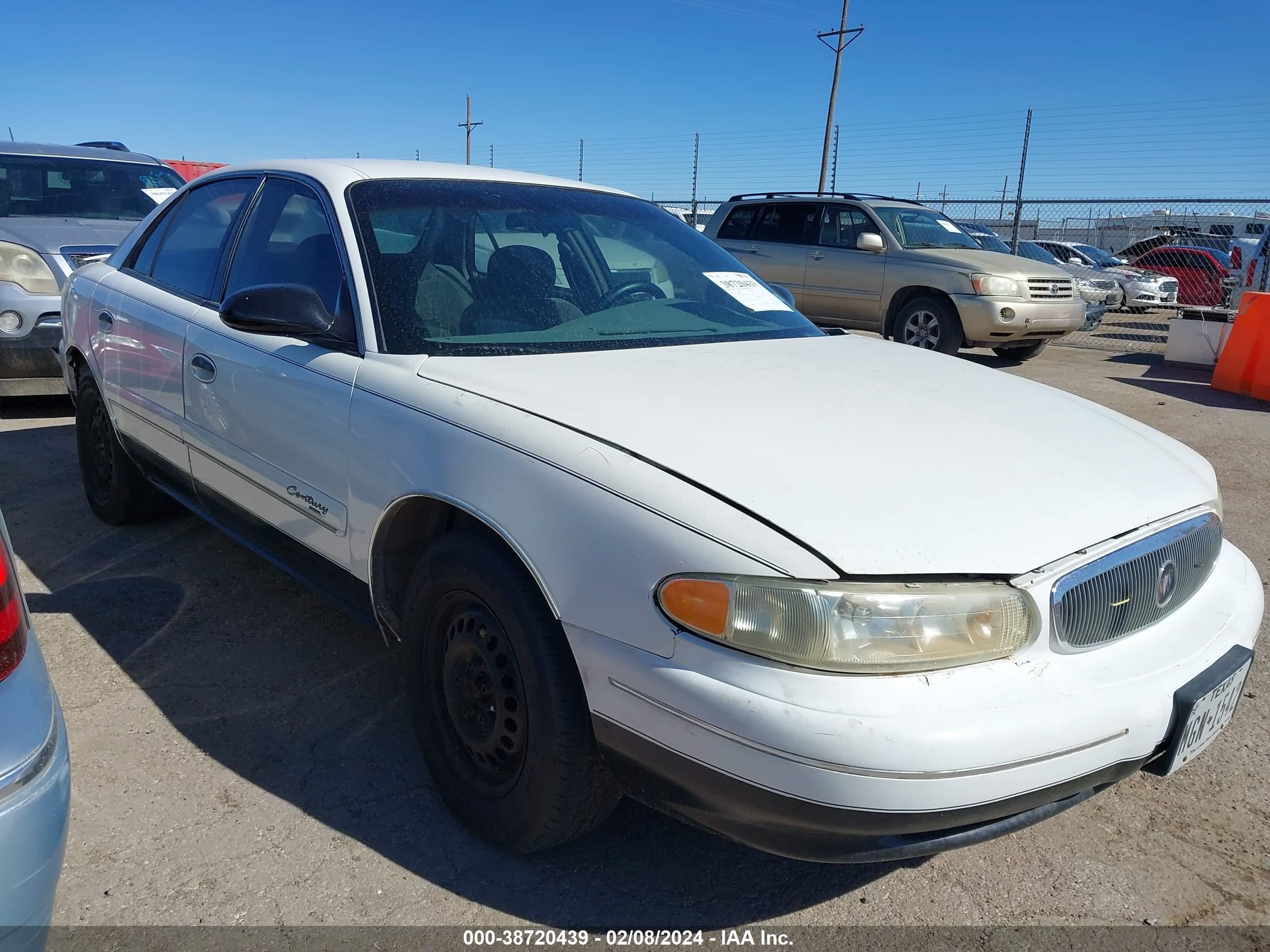 BUICK CENTURY 2002 2g4ws52j321223398