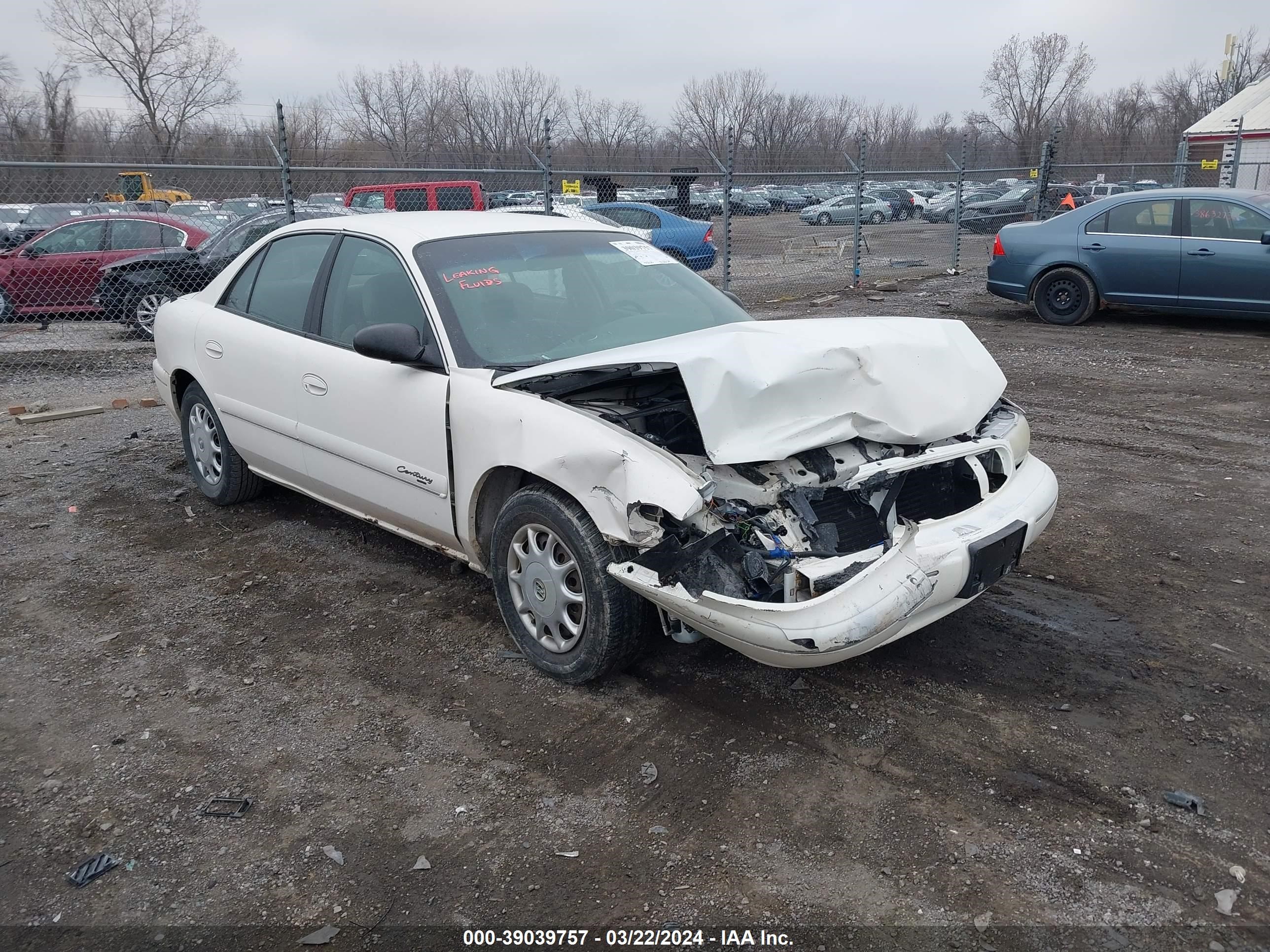 BUICK CENTURY 2002 2g4ws52j621164606