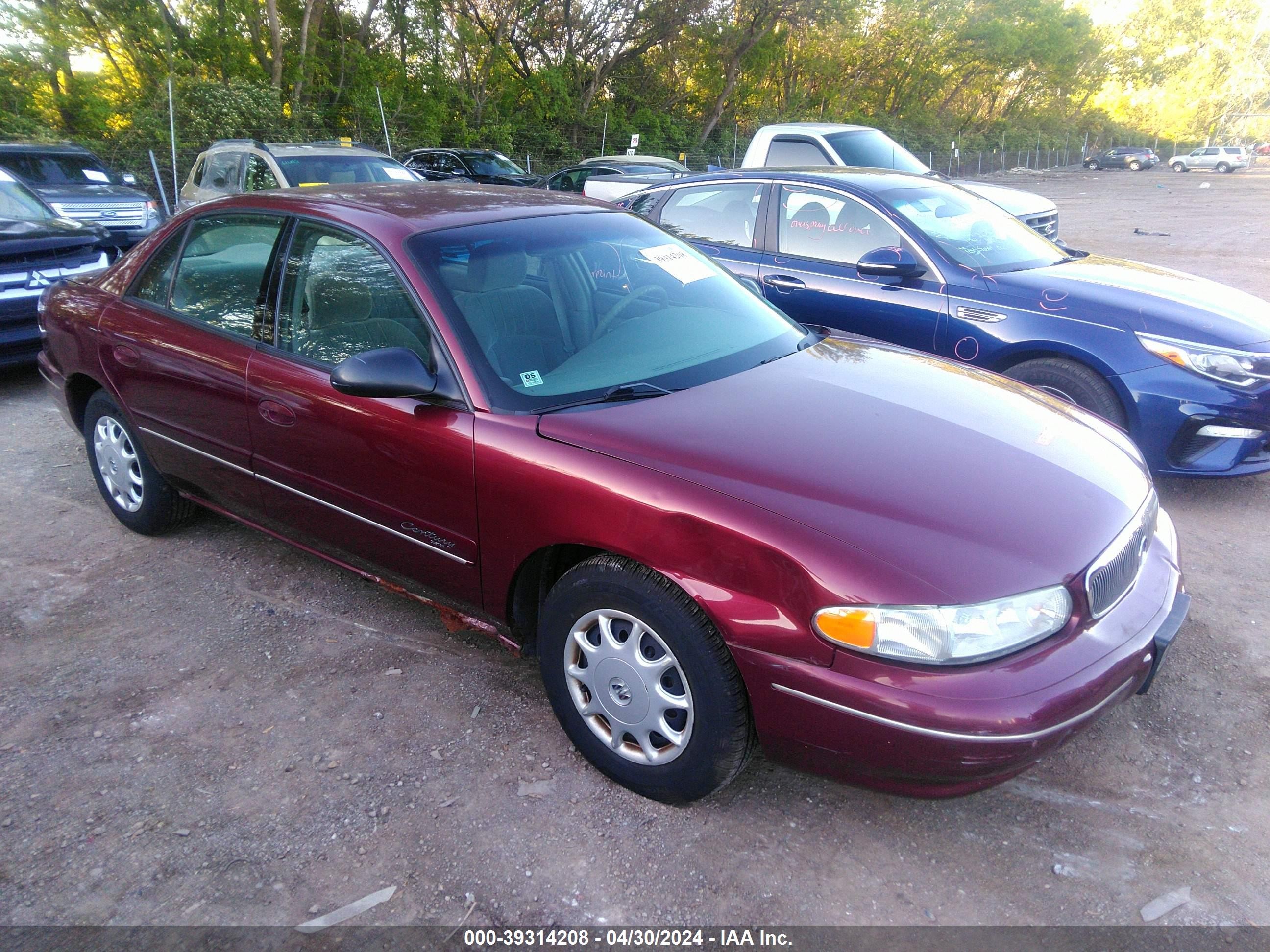 BUICK CENTURY 2002 2g4ws52j621270568