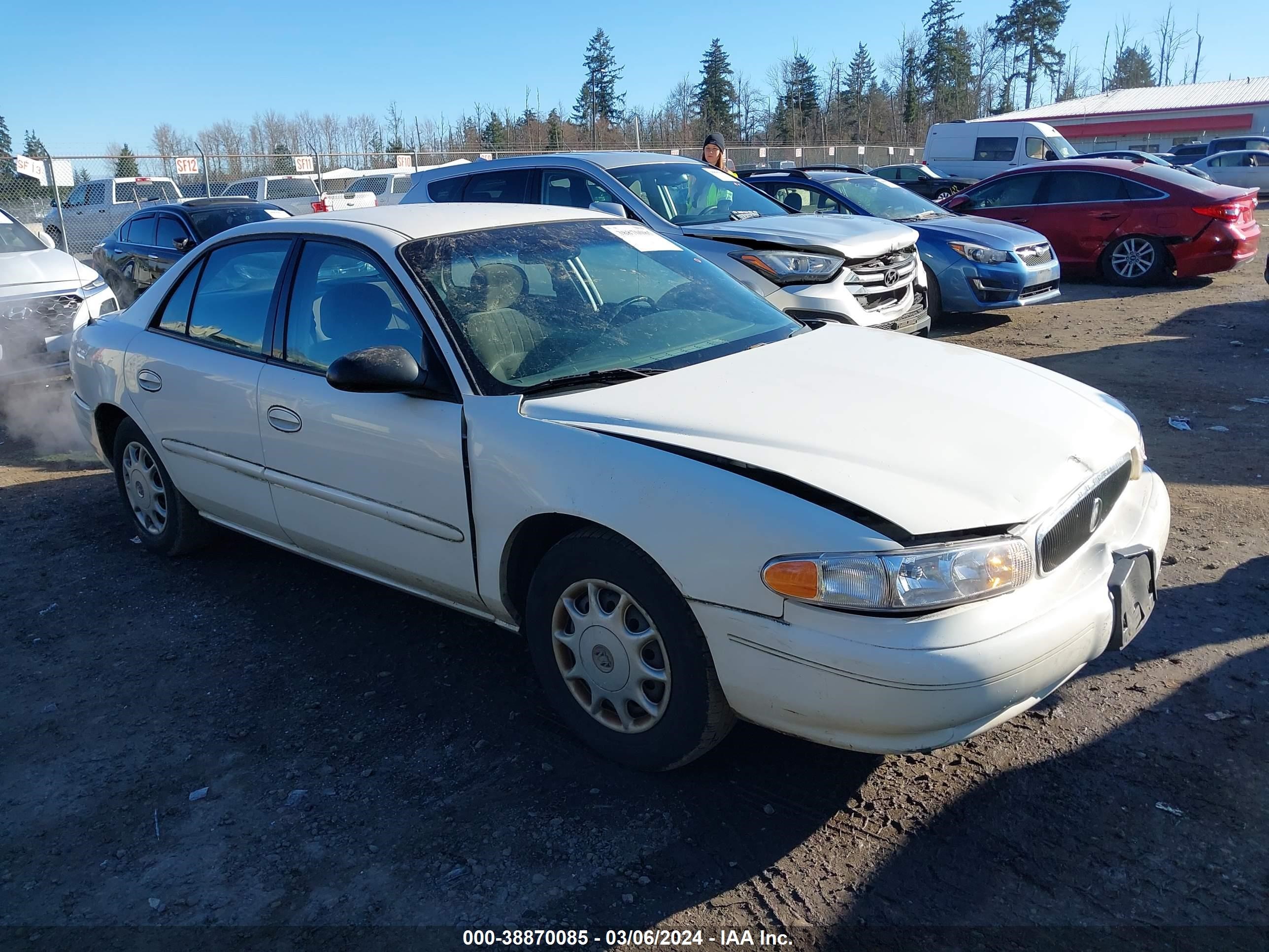 BUICK CENTURY 2003 2g4ws52j631235496