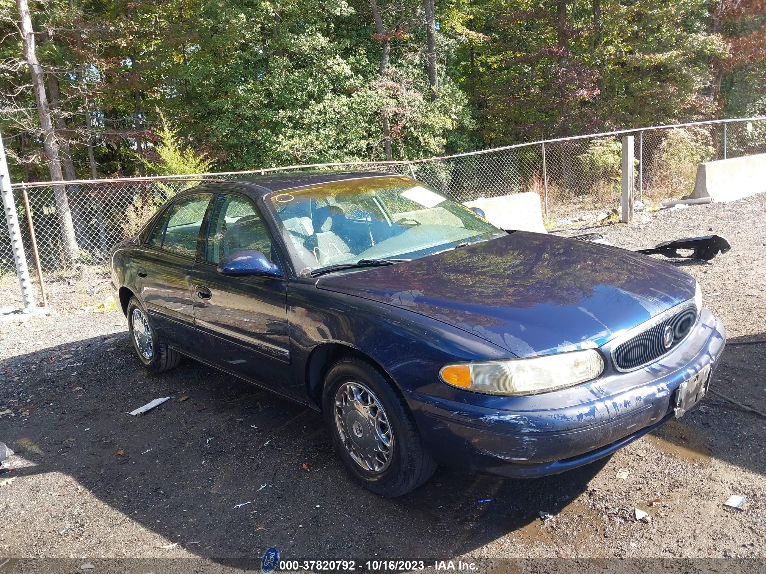 BUICK CENTURY 2001 2g4ws52j711145075