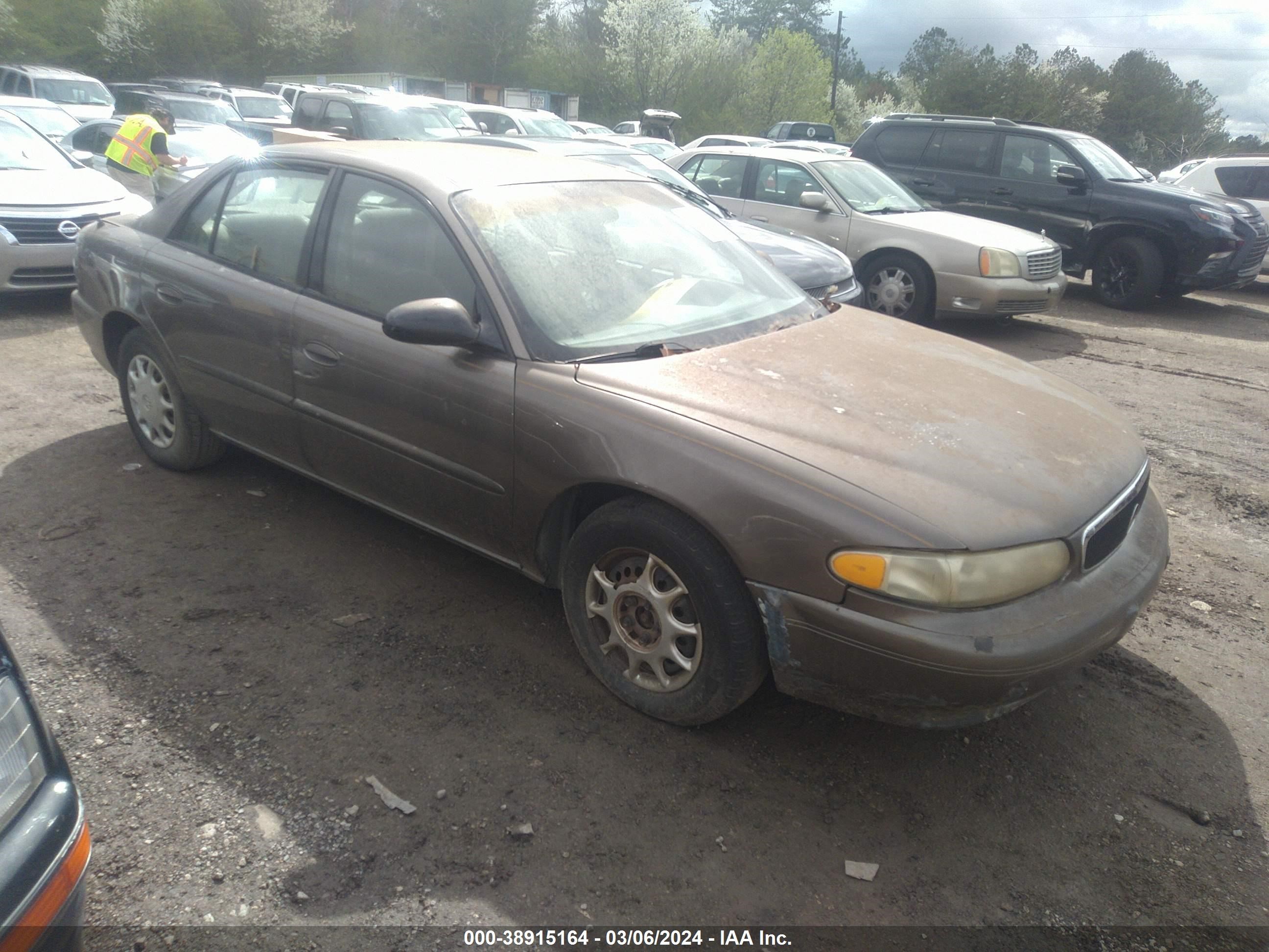 BUICK CENTURY 2003 2g4ws52j731220683