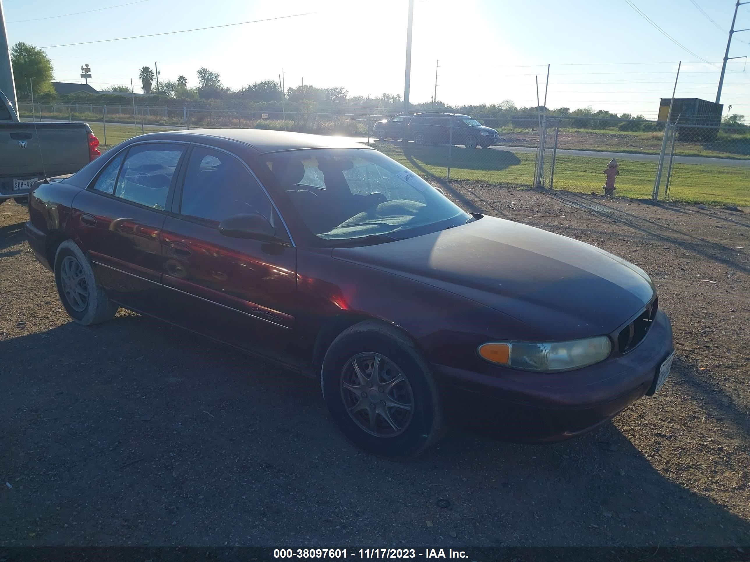 BUICK CENTURY 2001 2g4ws52j811300832