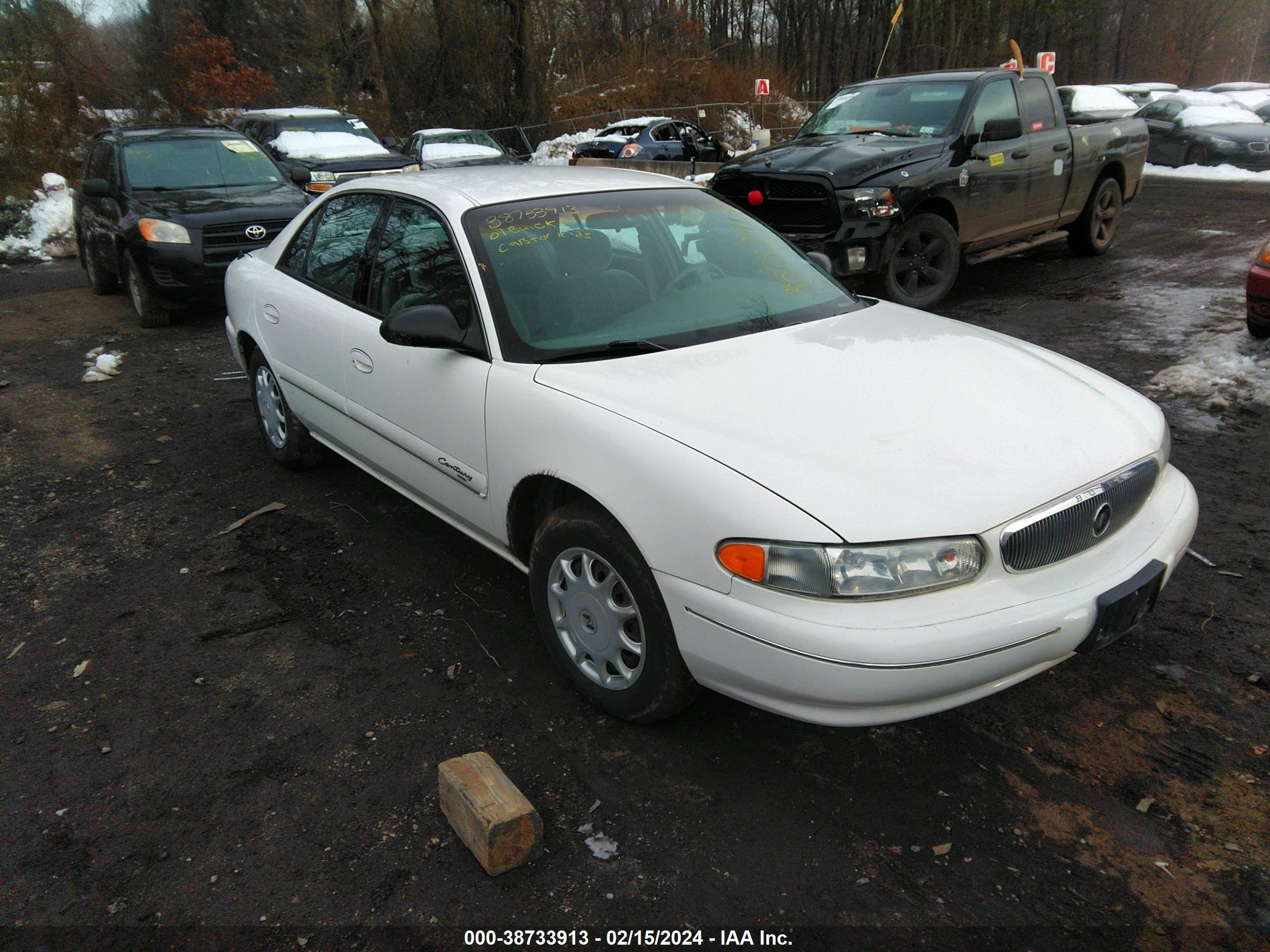 BUICK CENTURY 2001 2g4ws52jx11153199