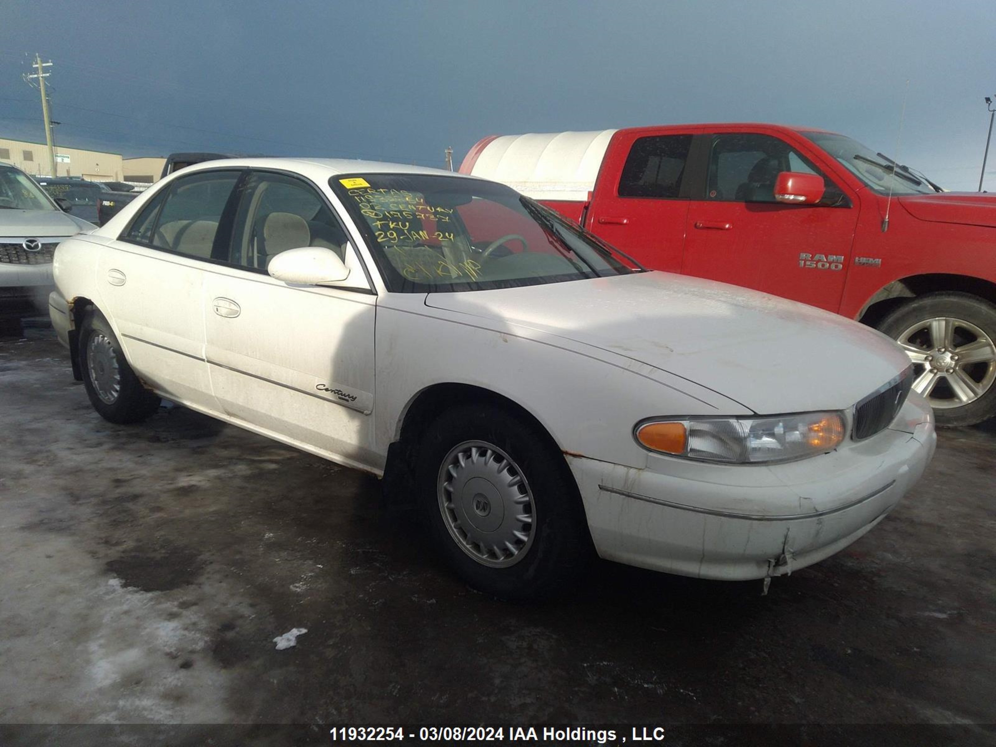 BUICK CENTURY 2002 2g4wy52j121175737