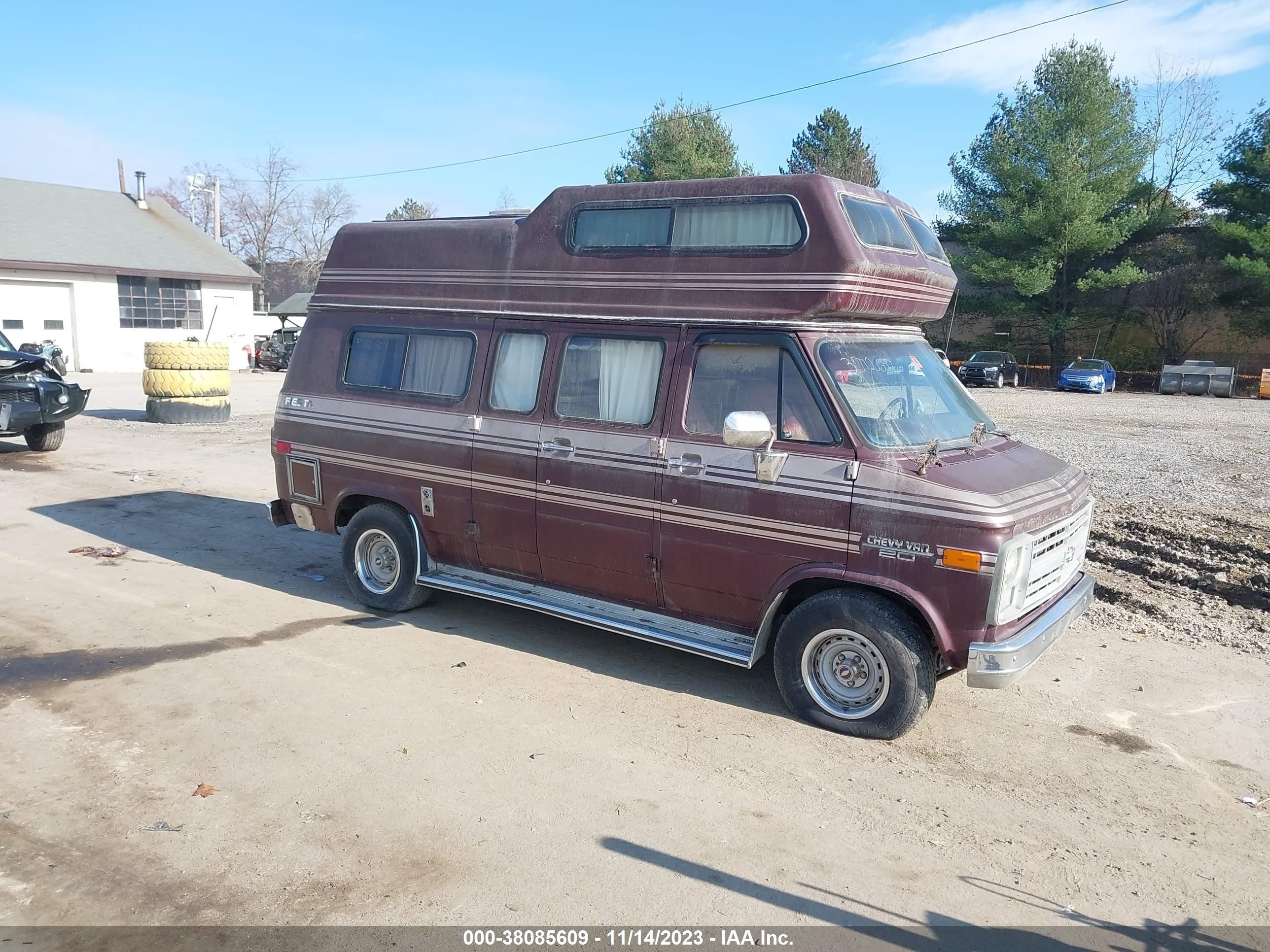 CHEVROLET VAN 1988 2gbeg25h0j4151277