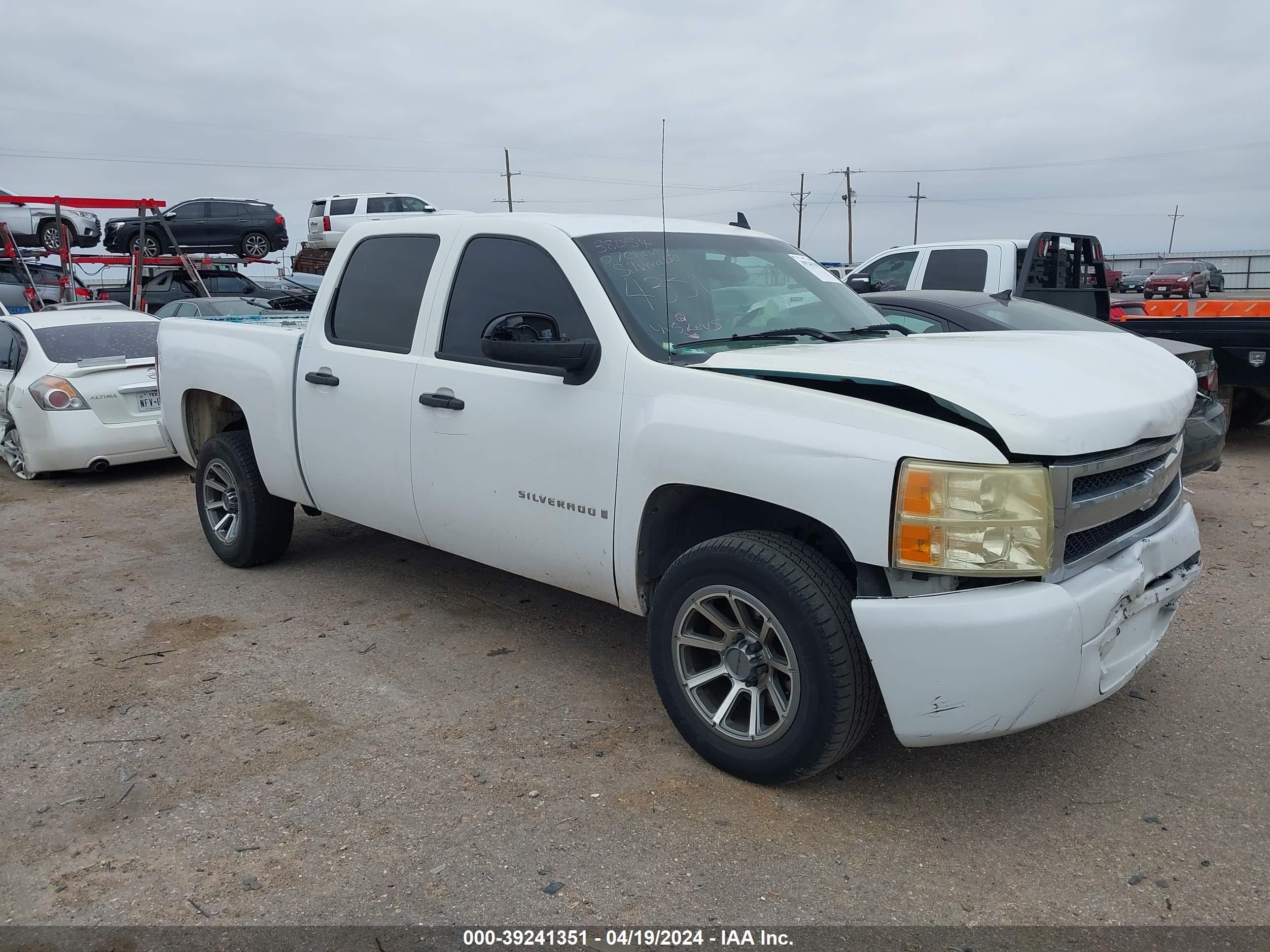 CHEVROLET SILVERADO 2007 2gcec13c271544331