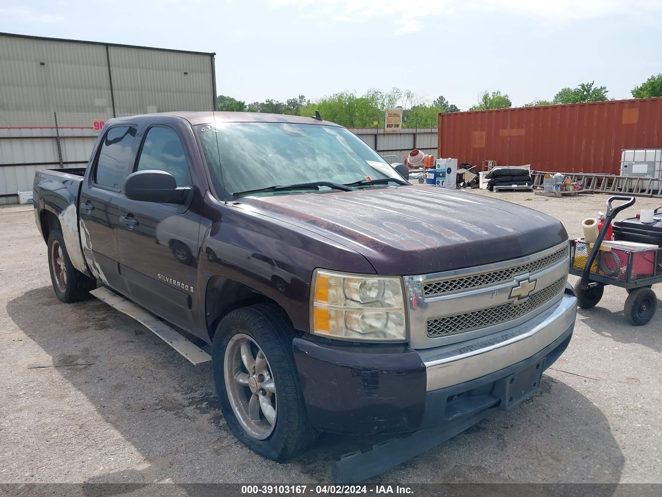 CHEVROLET SILVERADO 2008 2gcec13c581124175